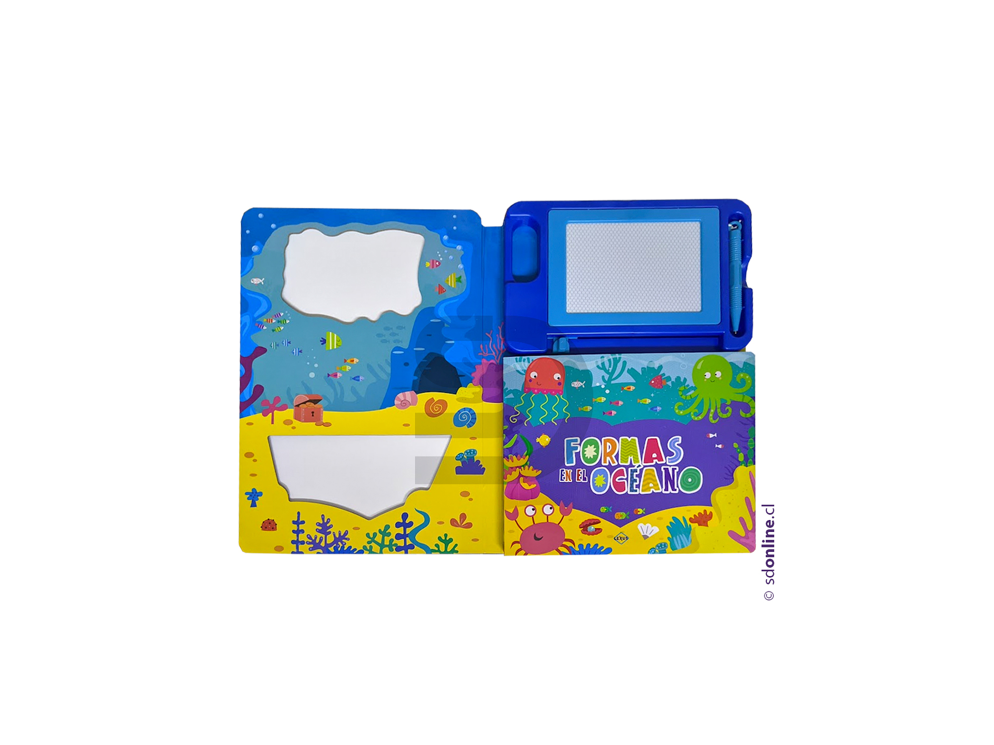 Aprende y dibuja, formas en el océano 2