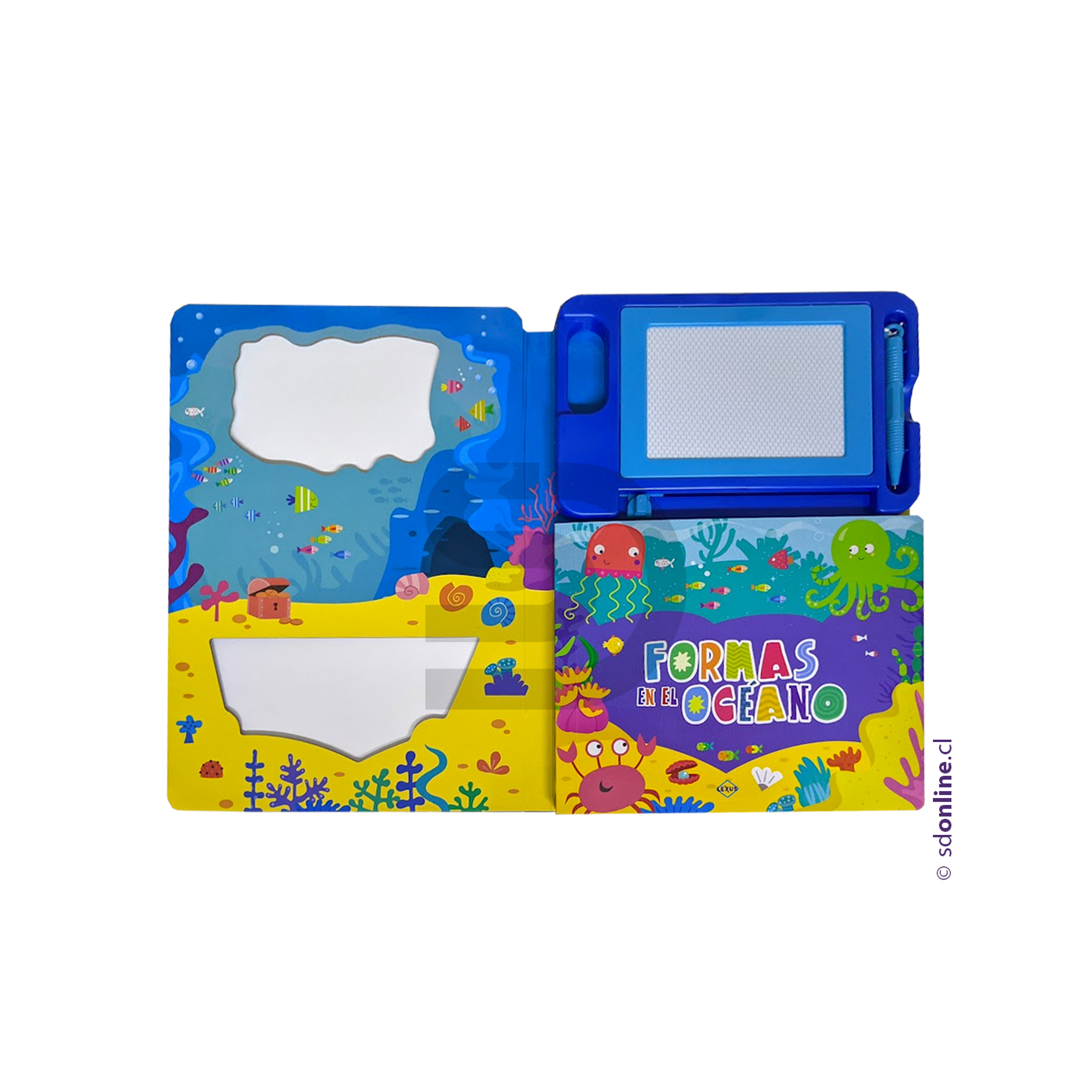 Aprende y dibuja, formas en el océano 2
