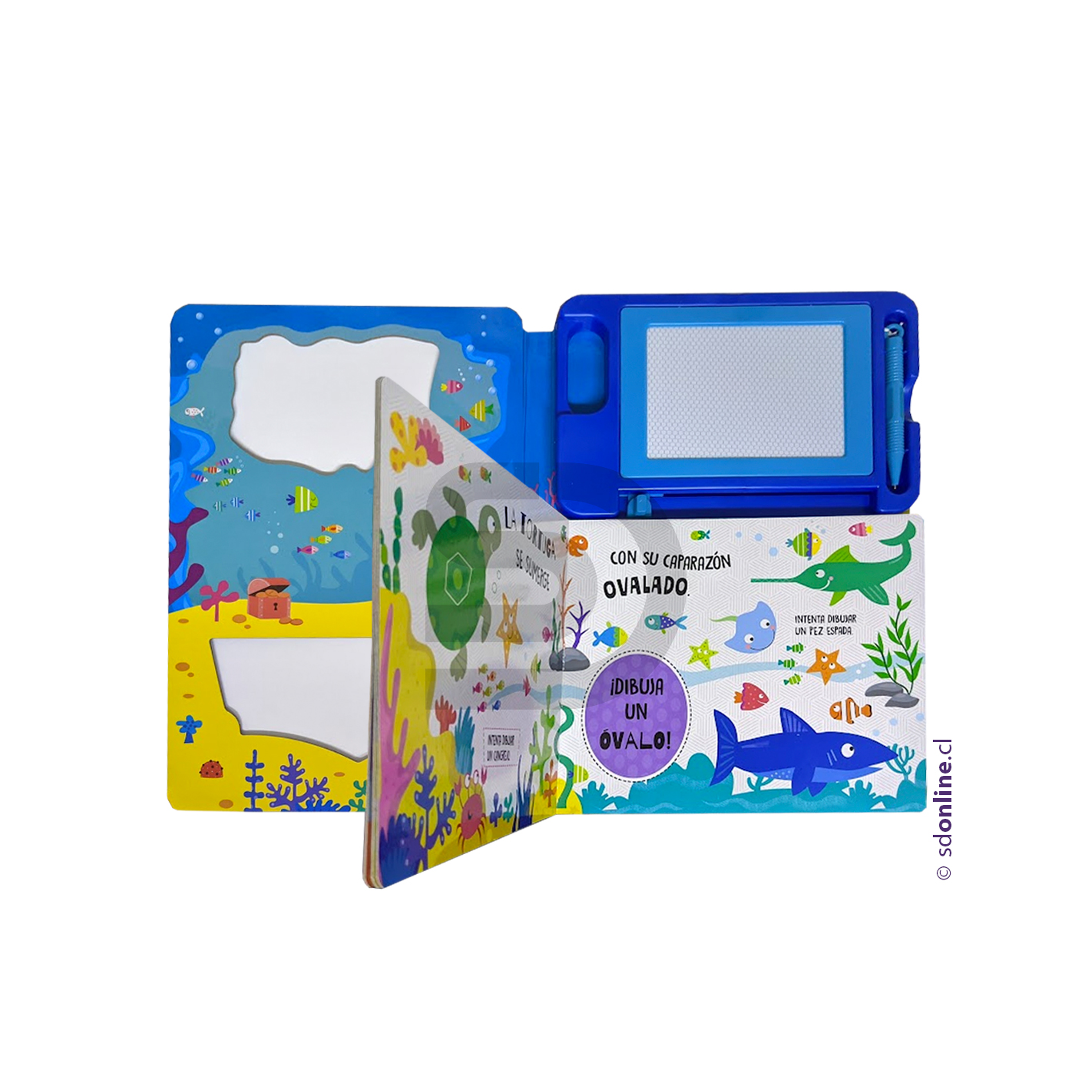 Aprende y dibuja, formas en el océano 3