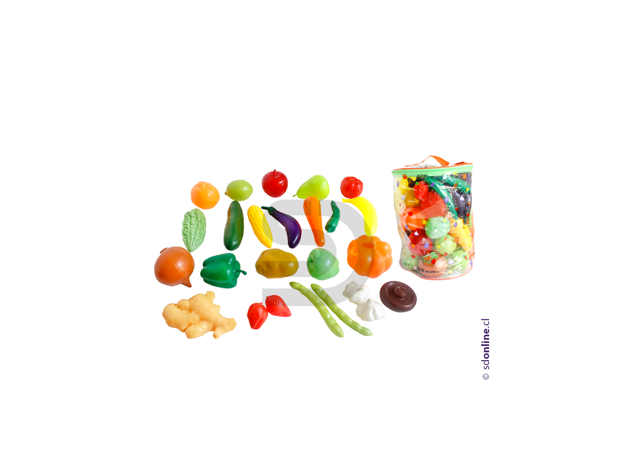 Frutas y verduras 48pza 2