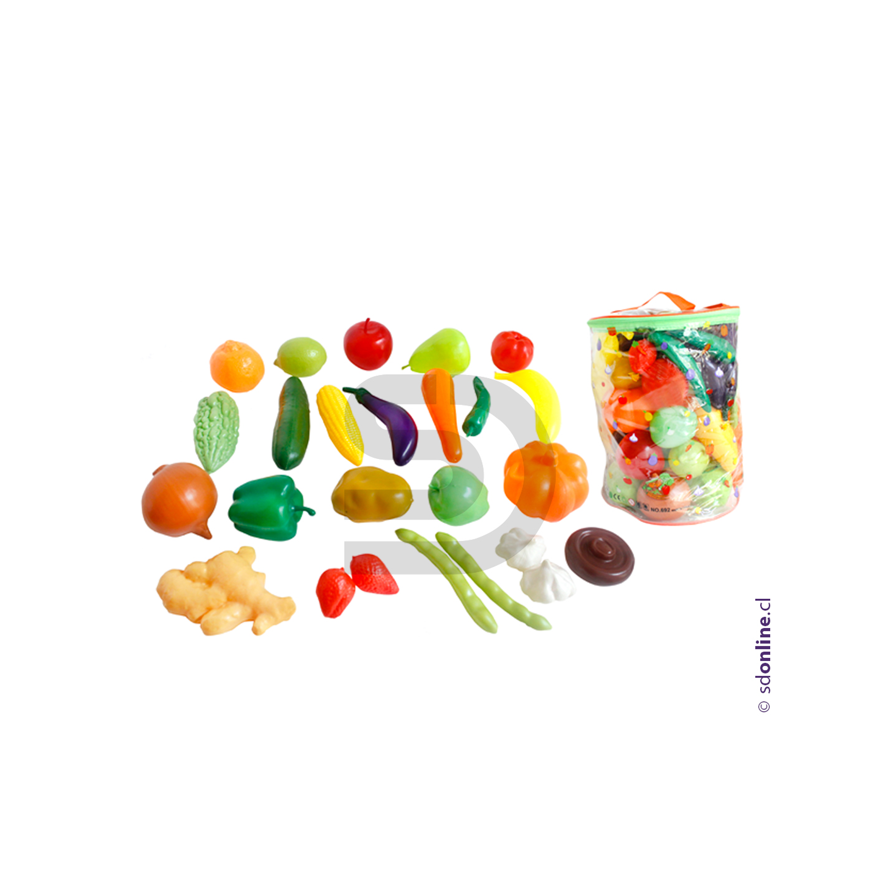 Frutas y verduras 48pza 2