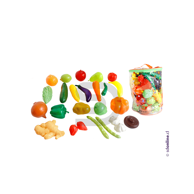 Frutas y verduras 48pza