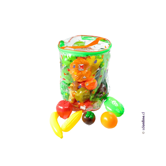 Frutas y verduras 59Pza