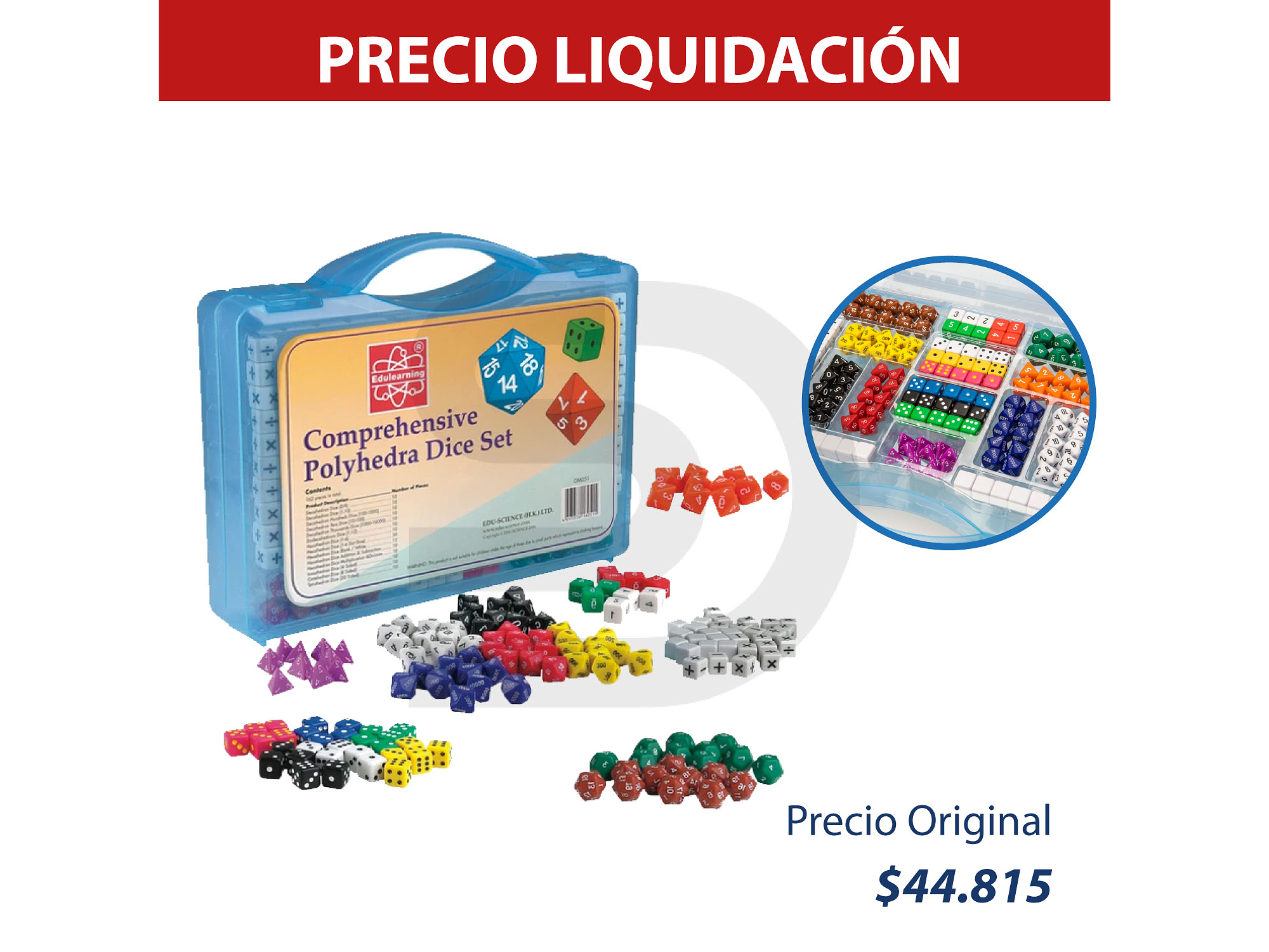 Maleta de dados poliedros 1