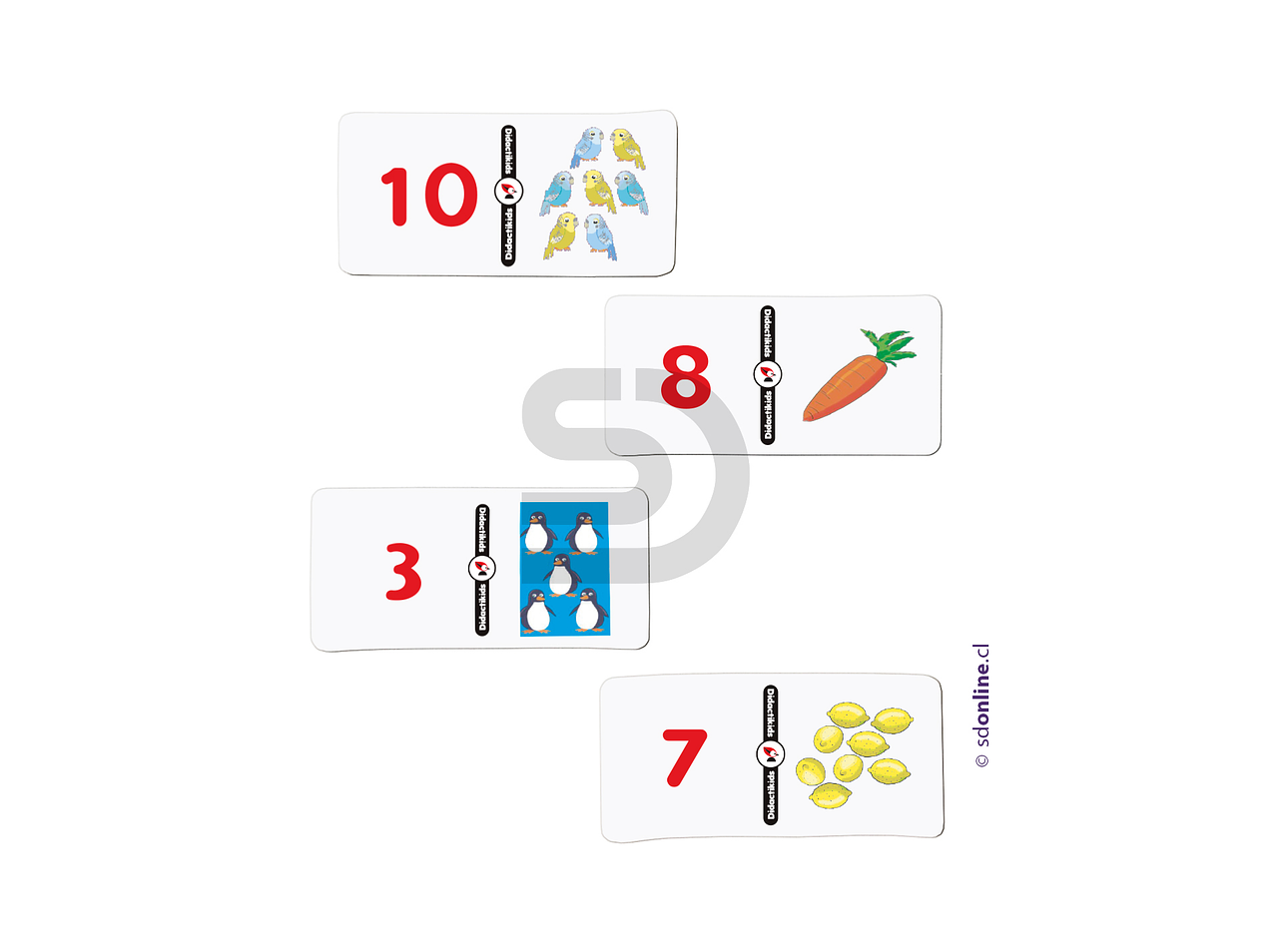 Dominó número cantidad Eco 1