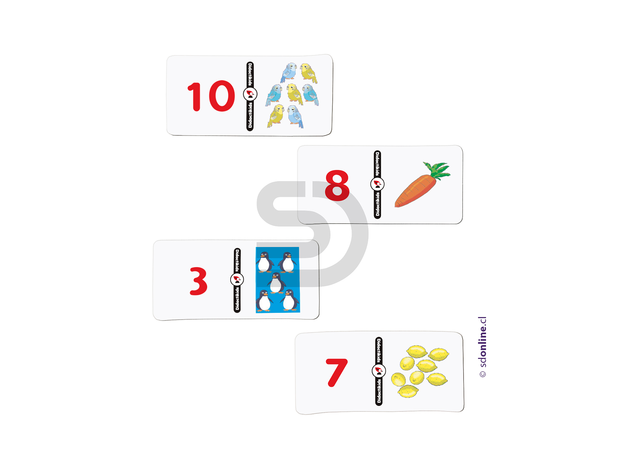 Dominó número cantidad Eco 1