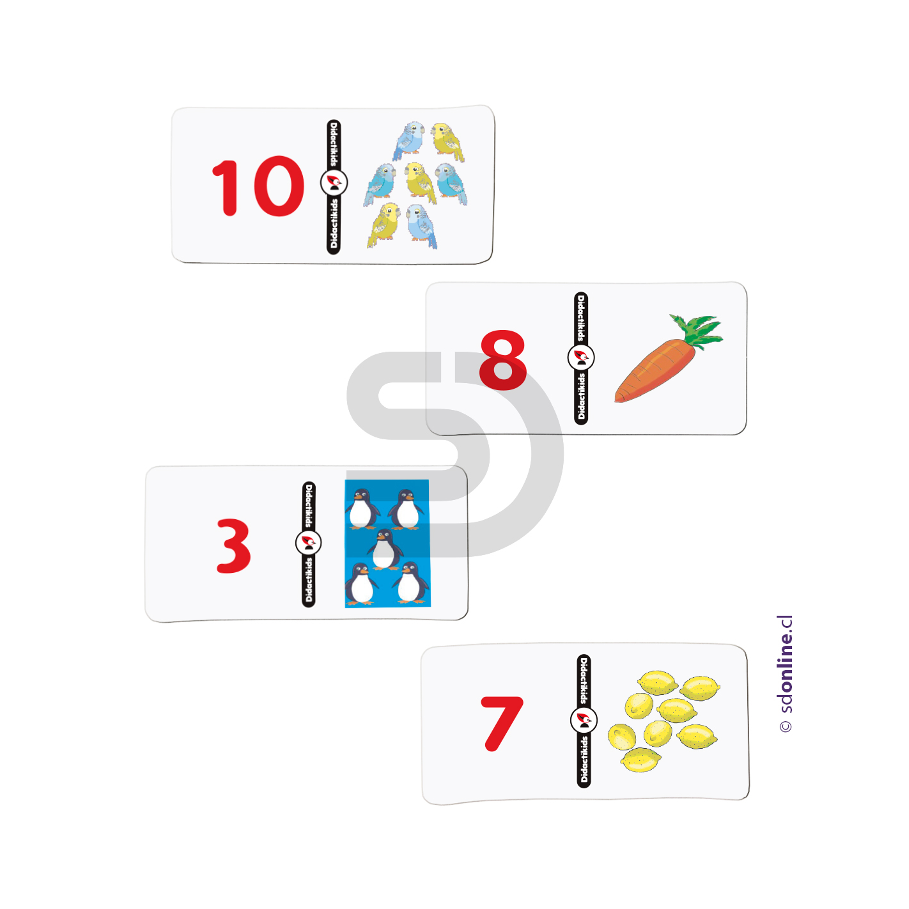 Dominó número cantidad Eco 1