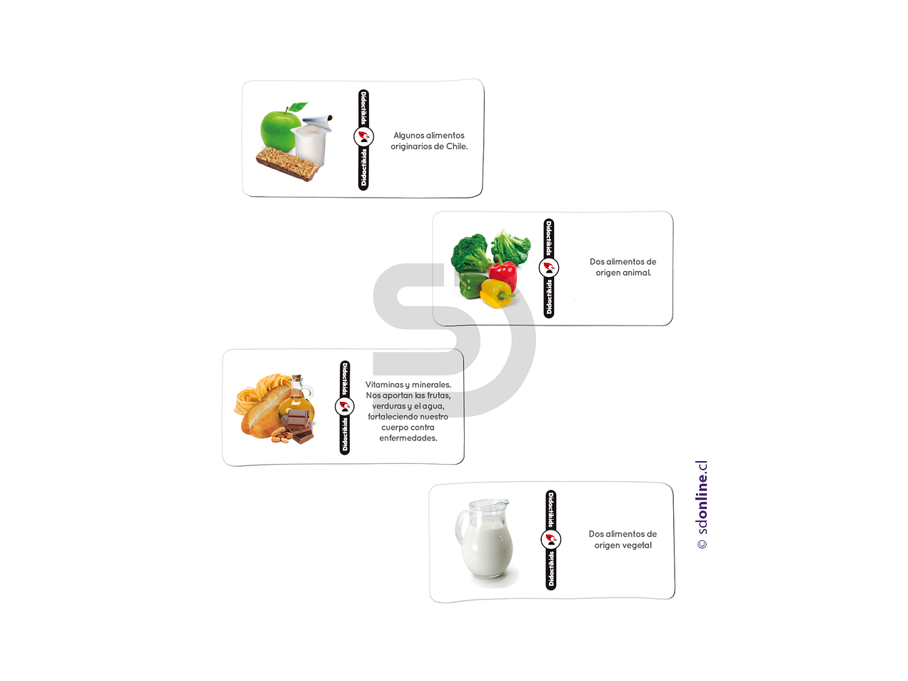 Dominó de alimentos saludables Eco 1