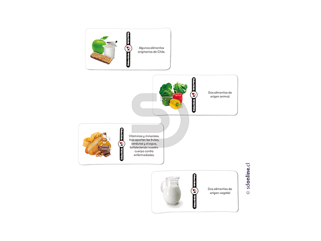 Dominó de alimentos saludables Eco 1