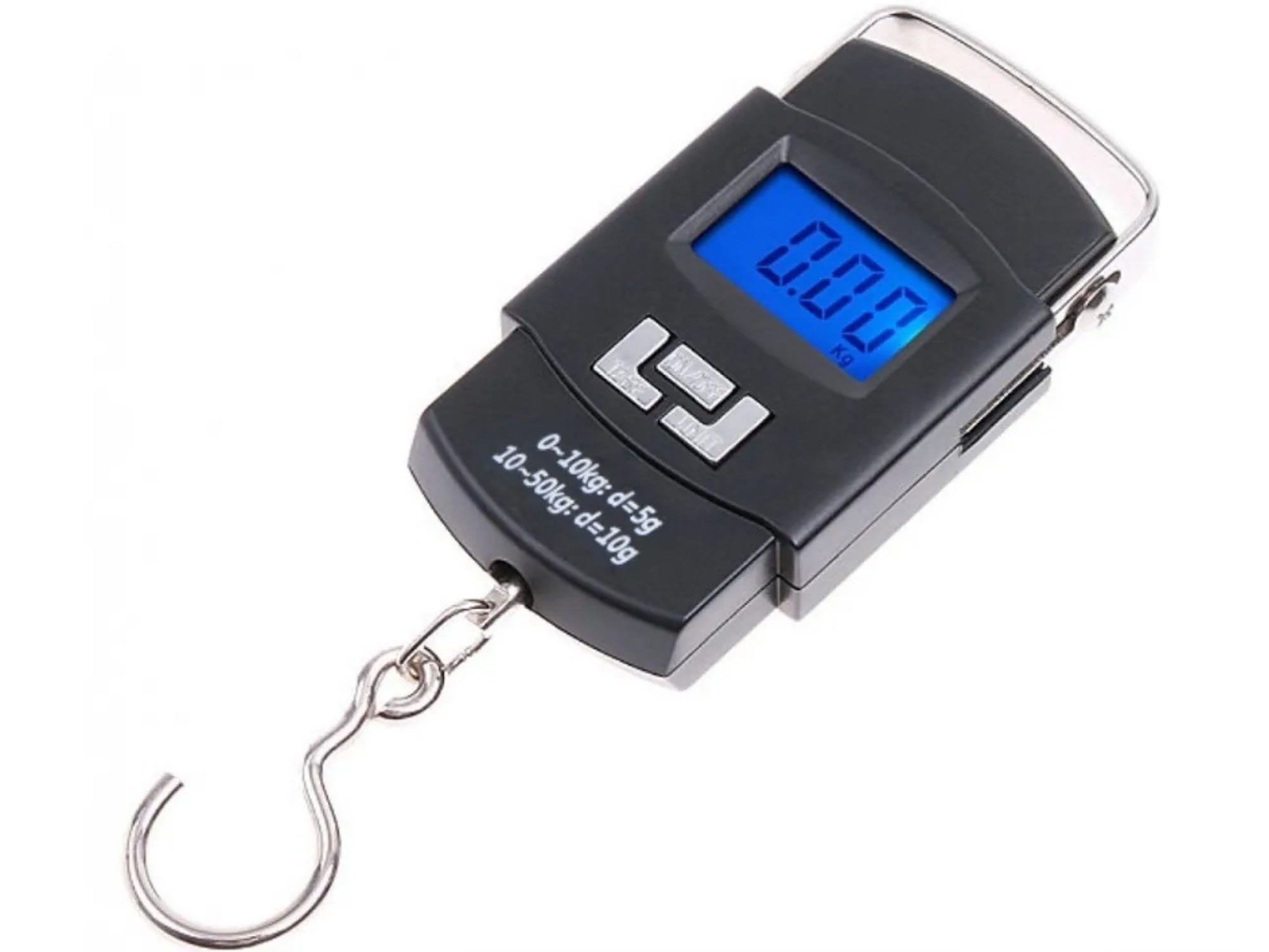 Balanza electrónica portátil + pilas  50 kilos 1