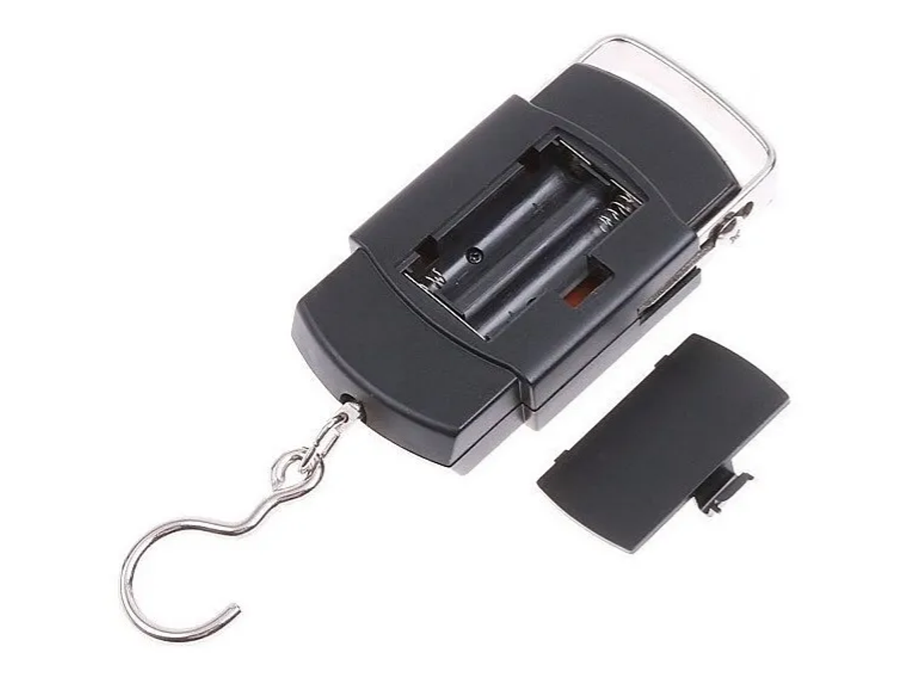 Balanza electrónica portátil + pilas  50 kilos 3