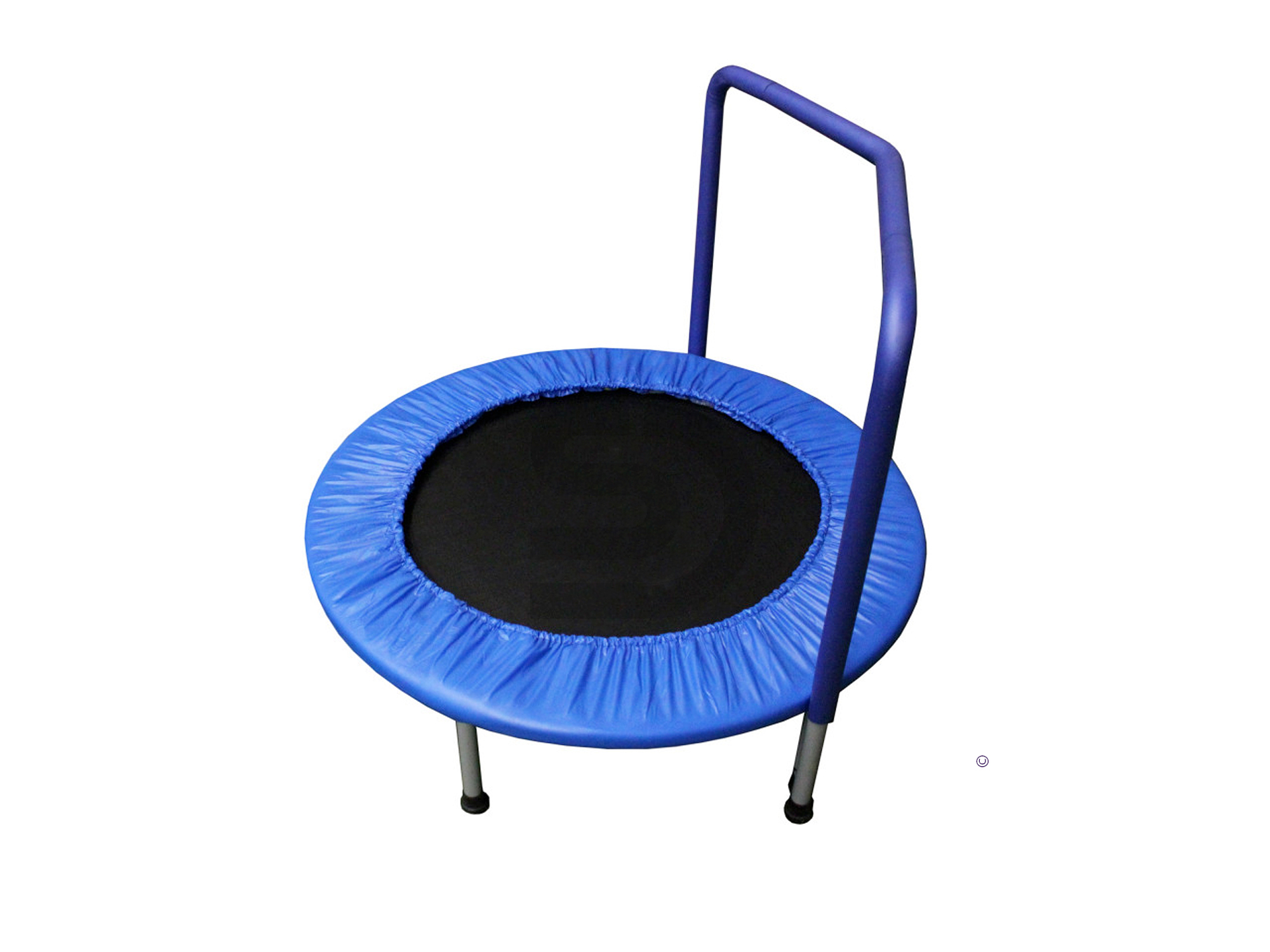 Cama elástica trampolín con o sin agarre azul 3