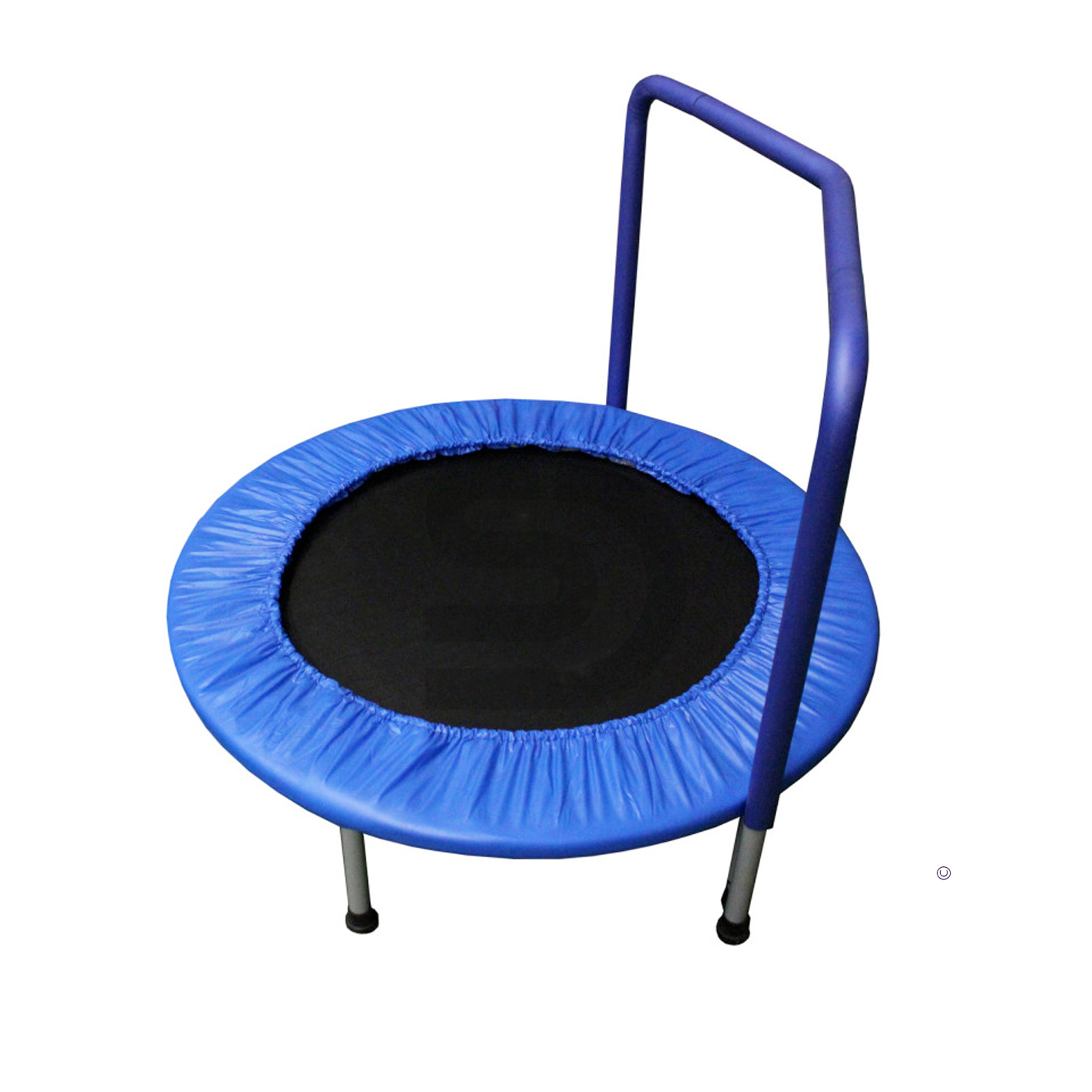 Cama elástica trampolín con o sin agarre azul 3