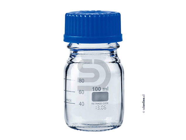 Frasco graduado vidrio eco 100ml 1