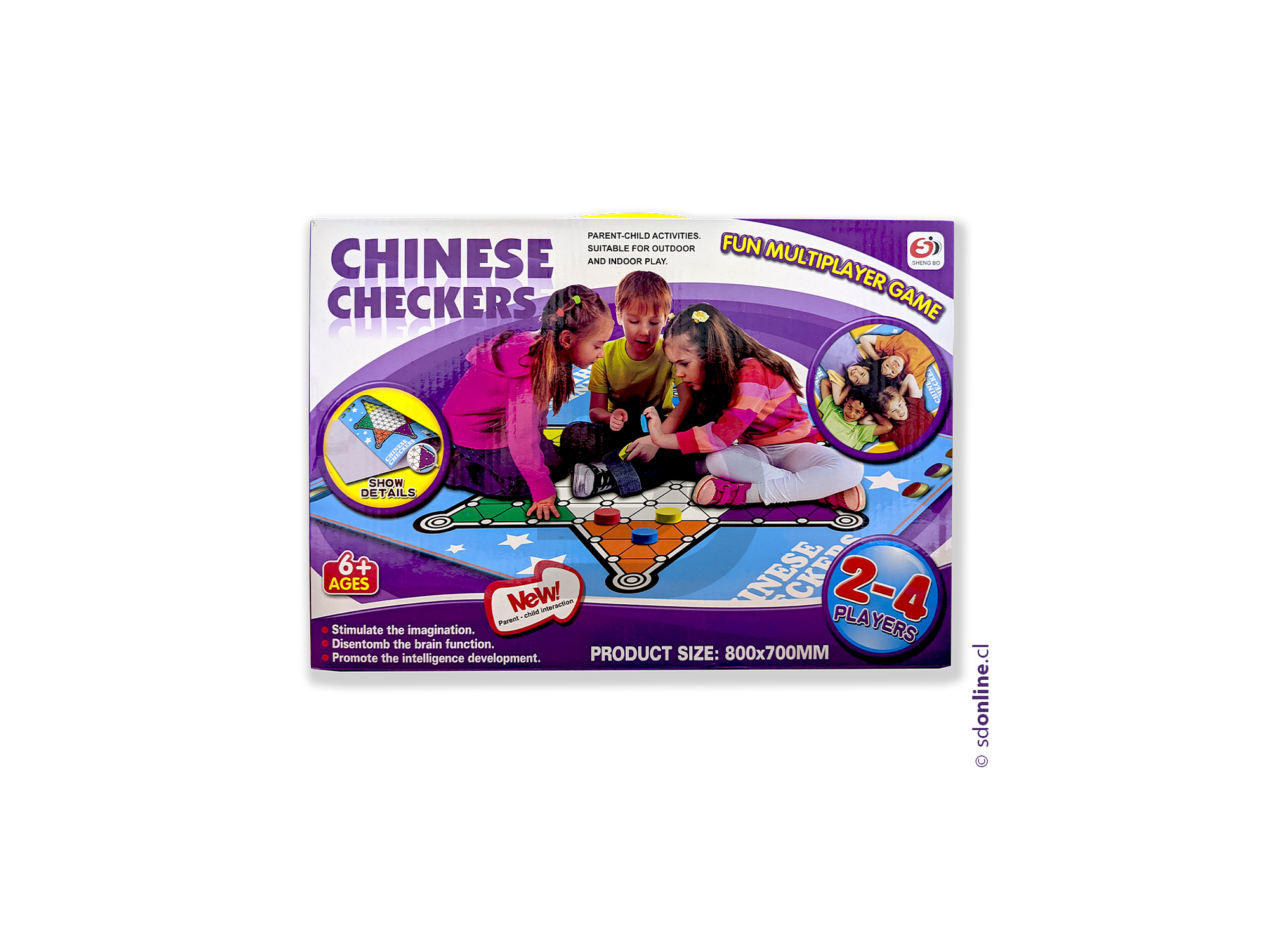 Alfombra tablero chino 80x70 cms 1