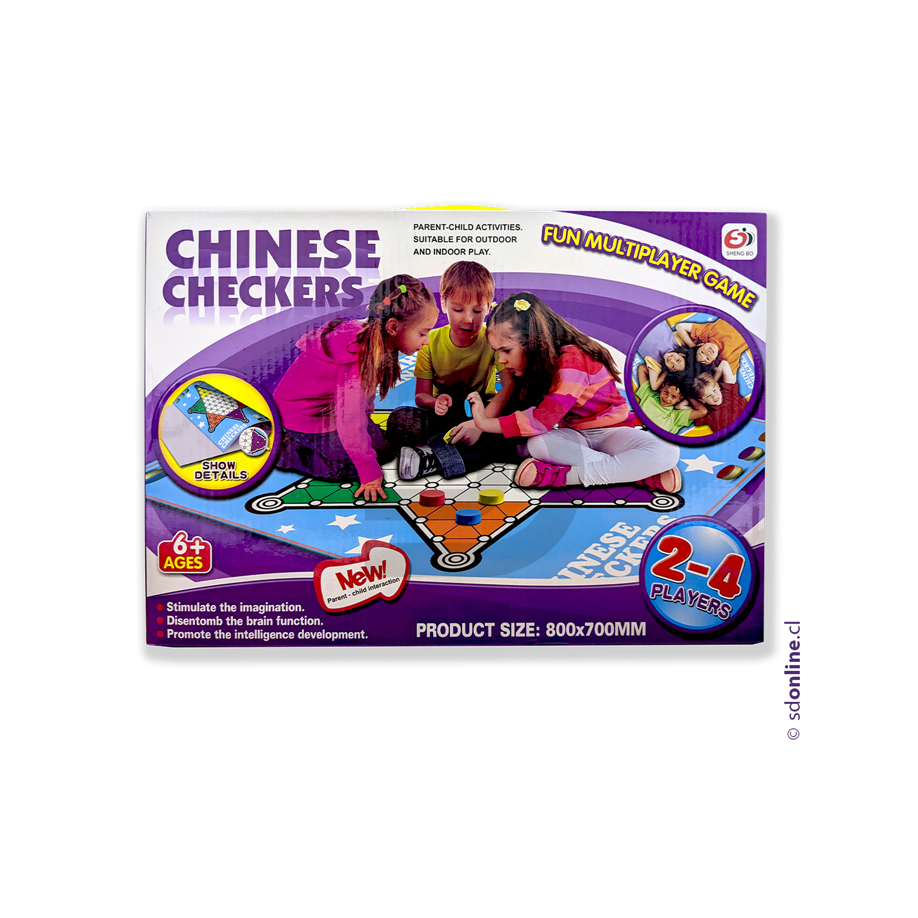 Alfombra tablero chino 80x70 cms 1