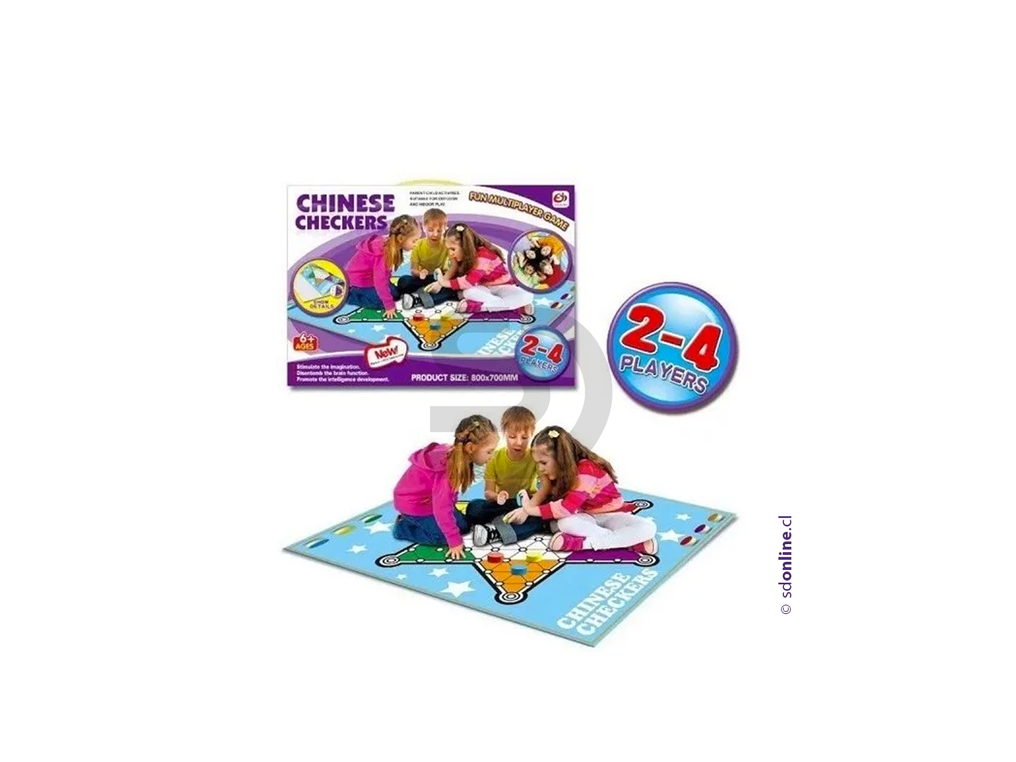 Alfombra tablero chino 80x70 cms 2