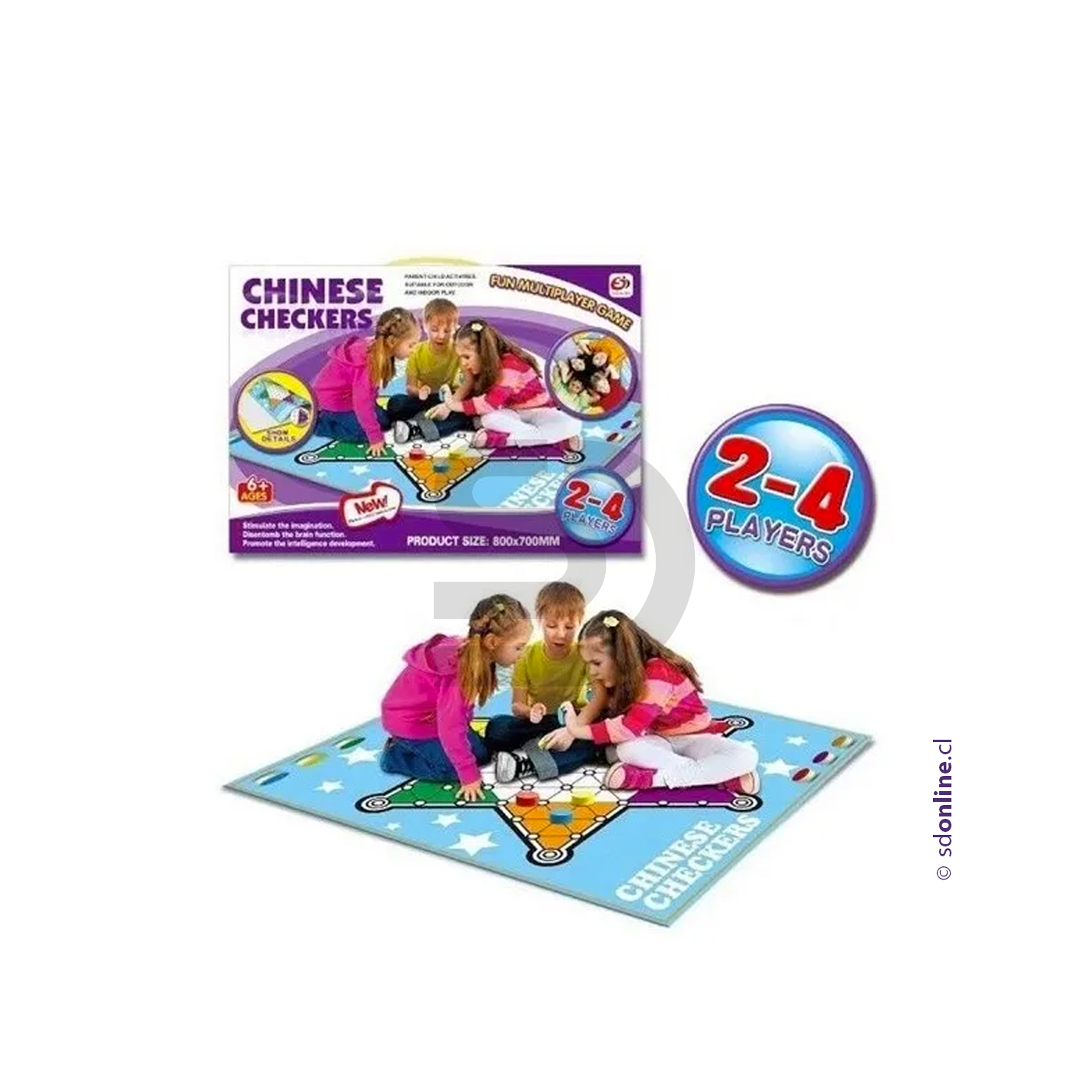 Alfombra tablero chino 80x70 cms 2