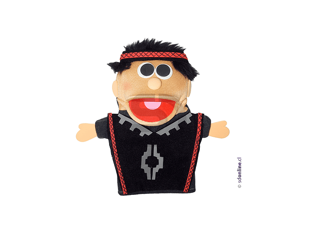 Títeres trajes típicos norte centro y sur de Chile 10Und 3