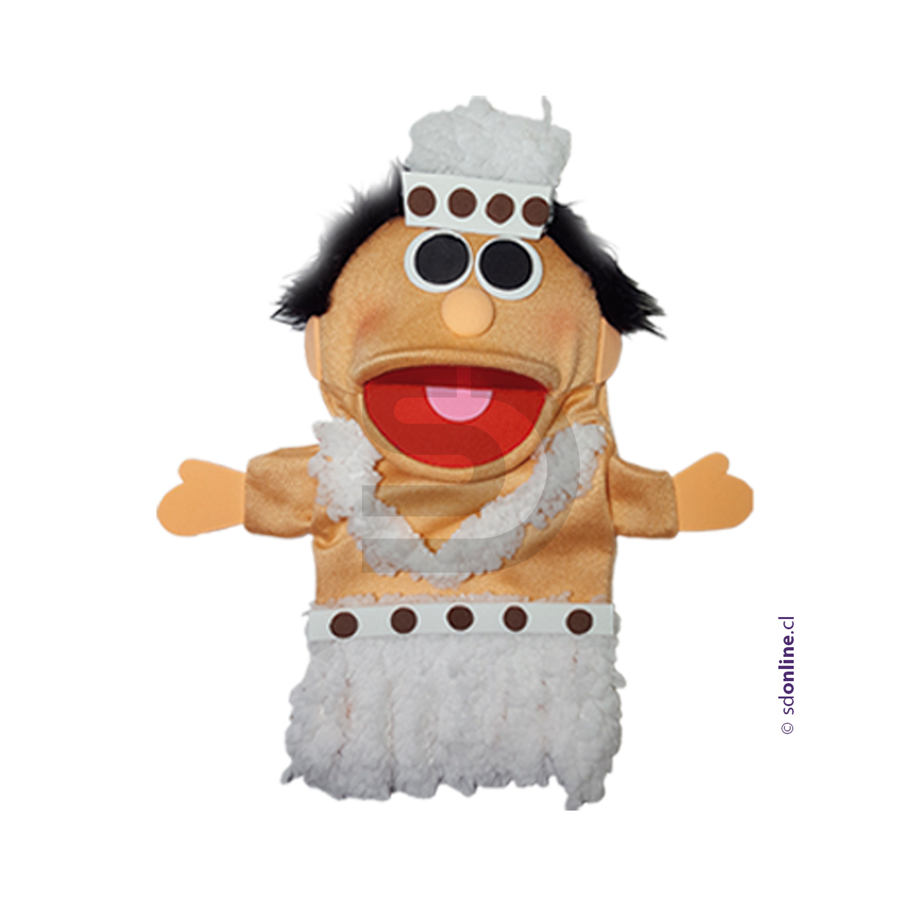 Títeres trajes típicos norte centro y sur de Chile 10Und 4