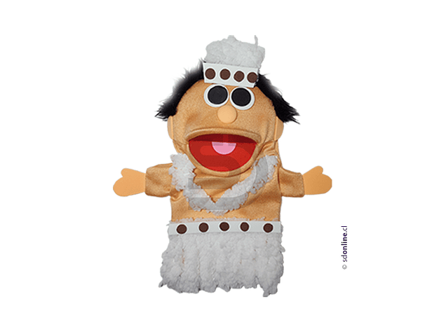 Títeres trajes típicos norte centro y sur de Chile 10Und 4