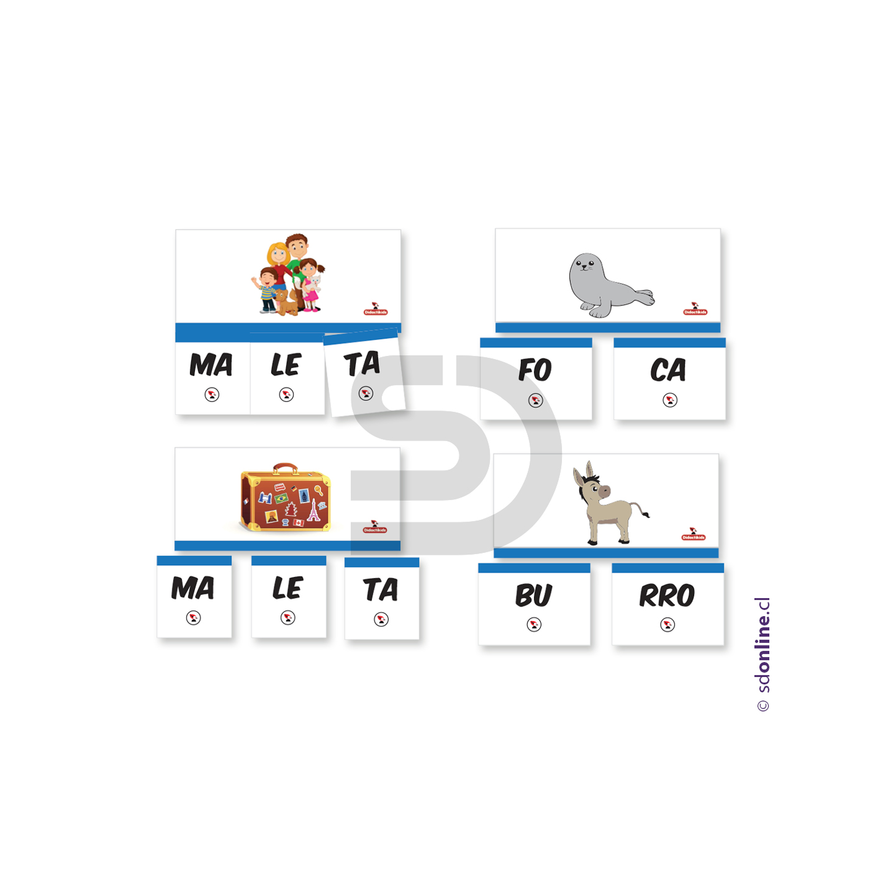 Agrupando sílabas Vol. 1 2