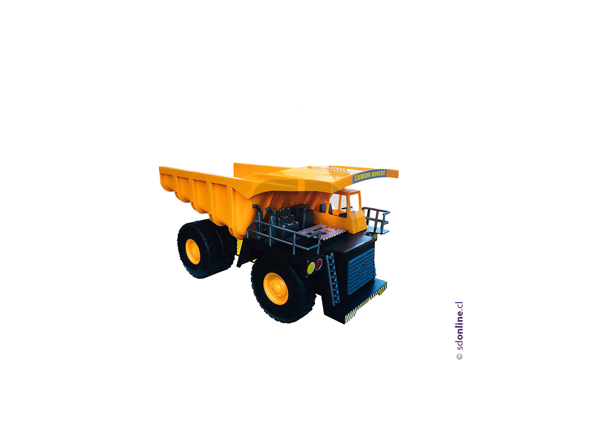 Camion Tolva plástico gigante chuqui 60X30Cm 1