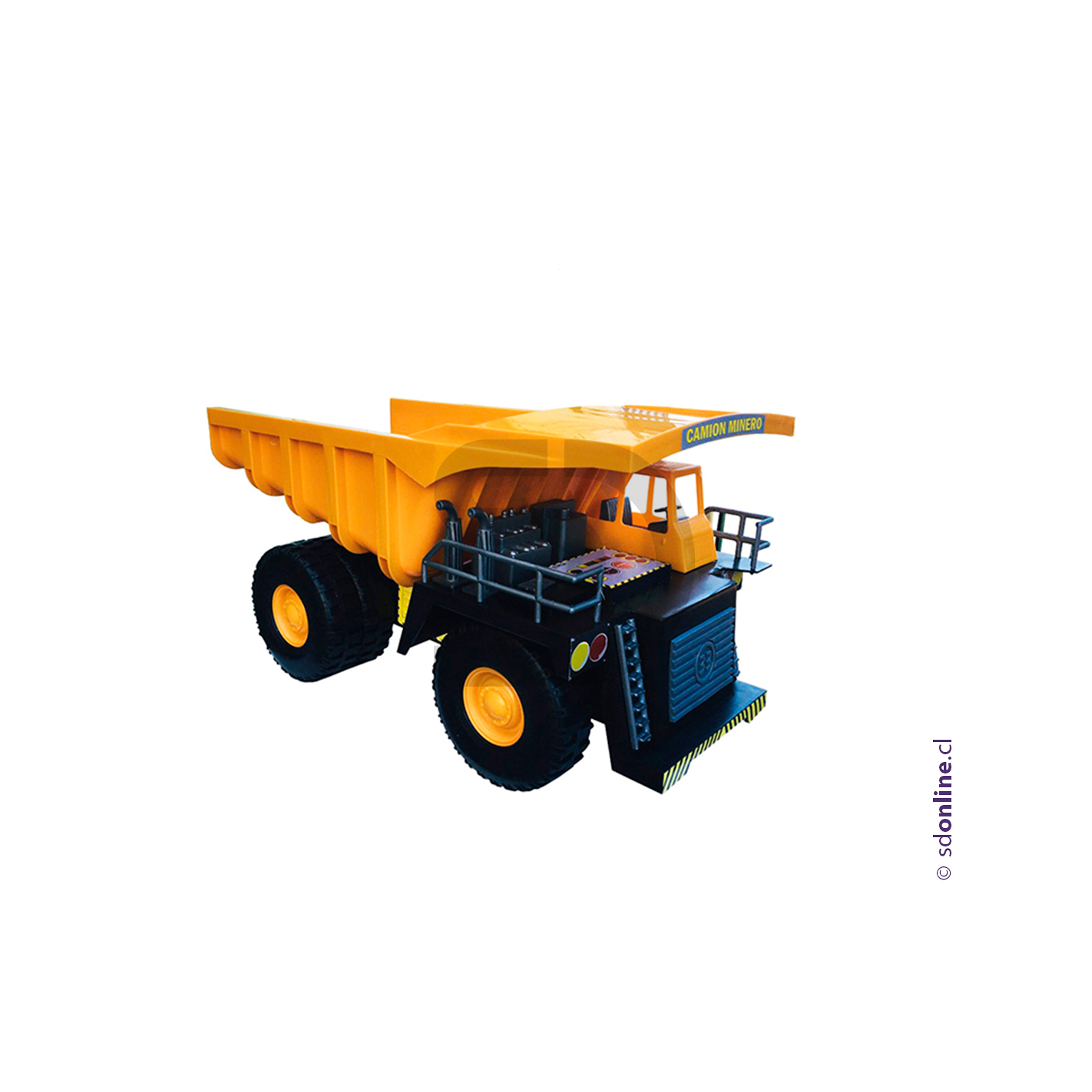 Camion Tolva plástico gigante chuqui 60X30Cm 1