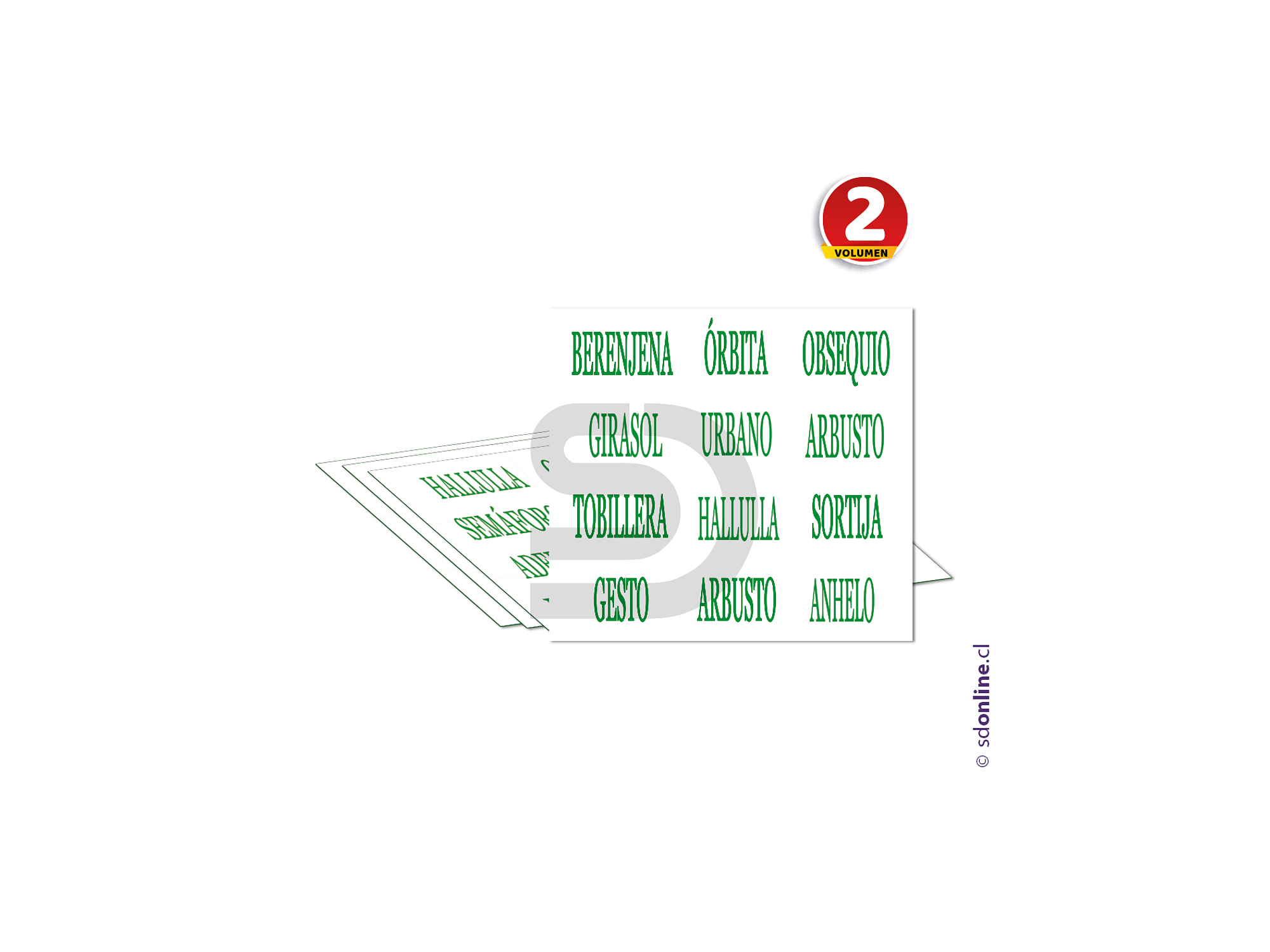 Lotería de palabras - Vol 2 2