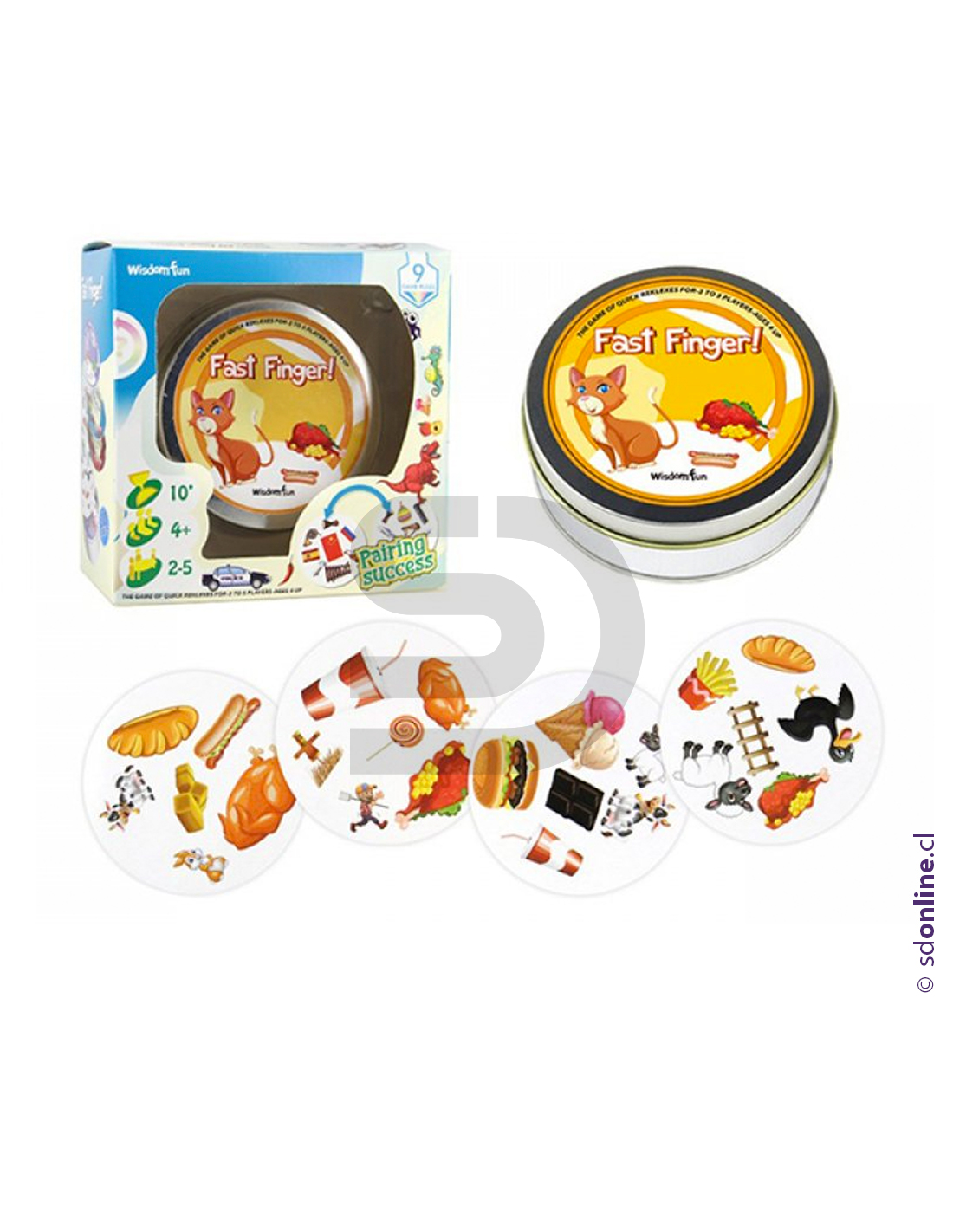 Dedos rápidos - animales - comida