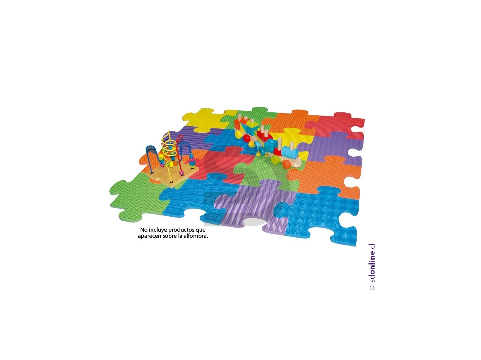 Alfombra sensorial de texturas 1