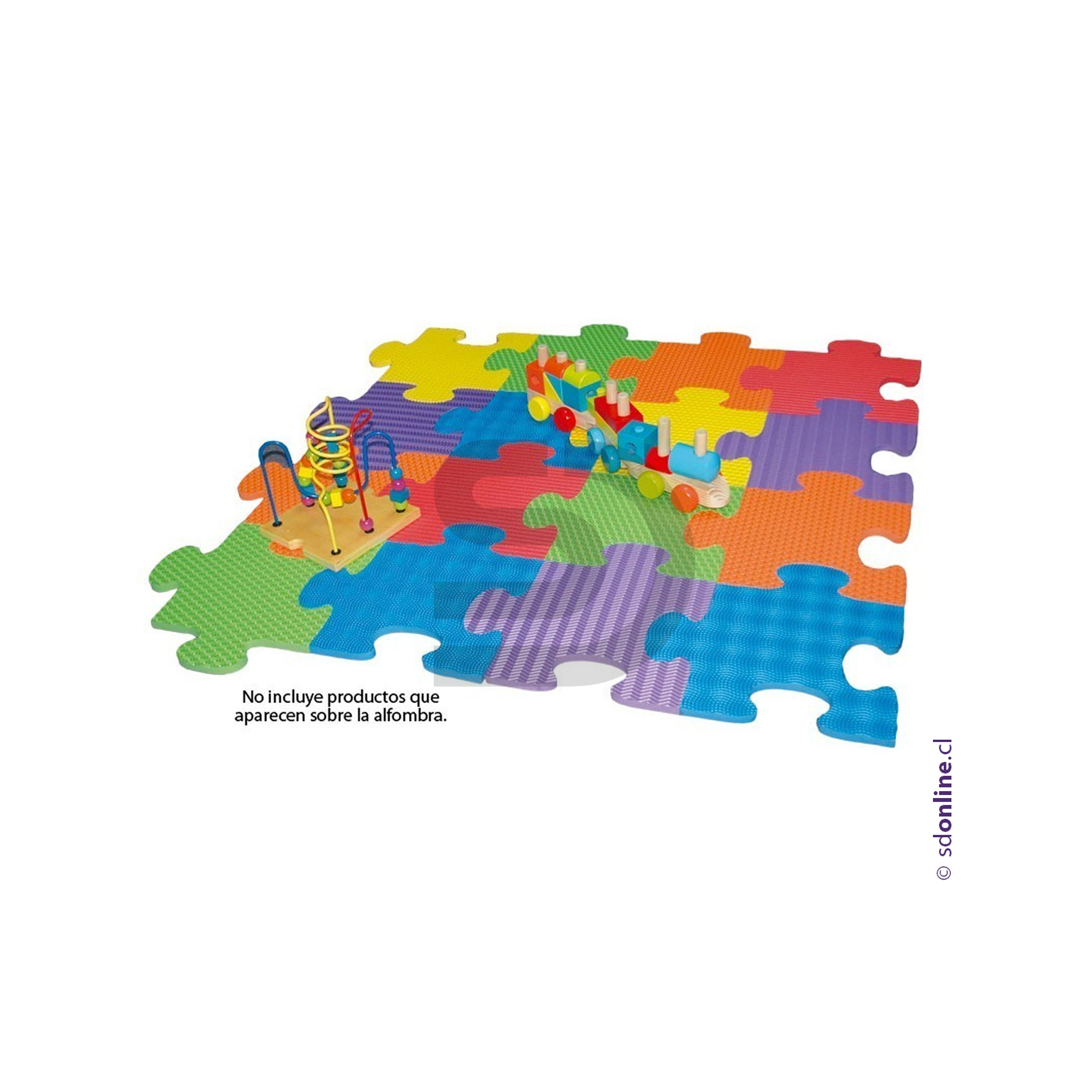 Alfombra sensorial de texturas 1