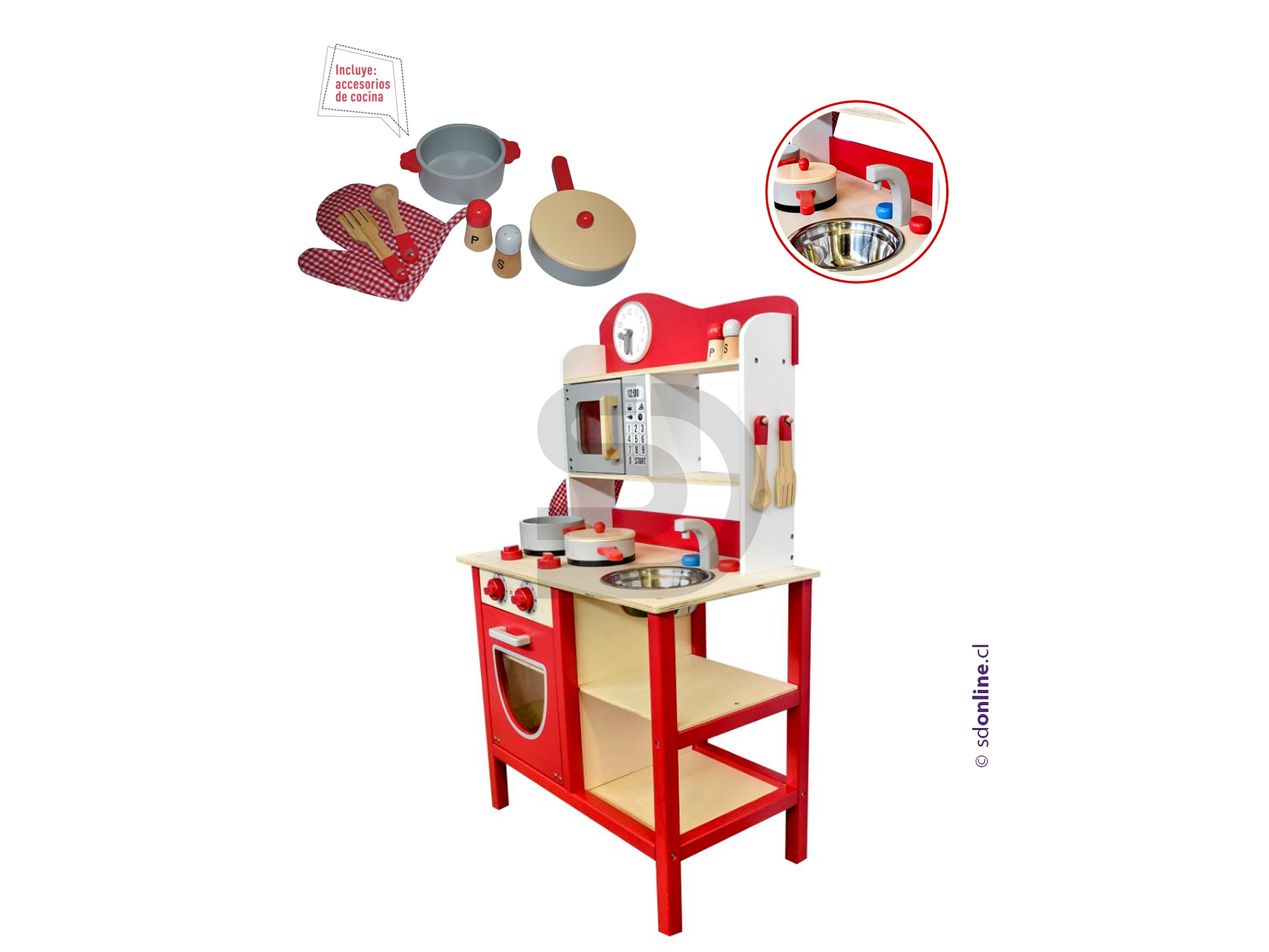 Kit cocina con reloj  2
