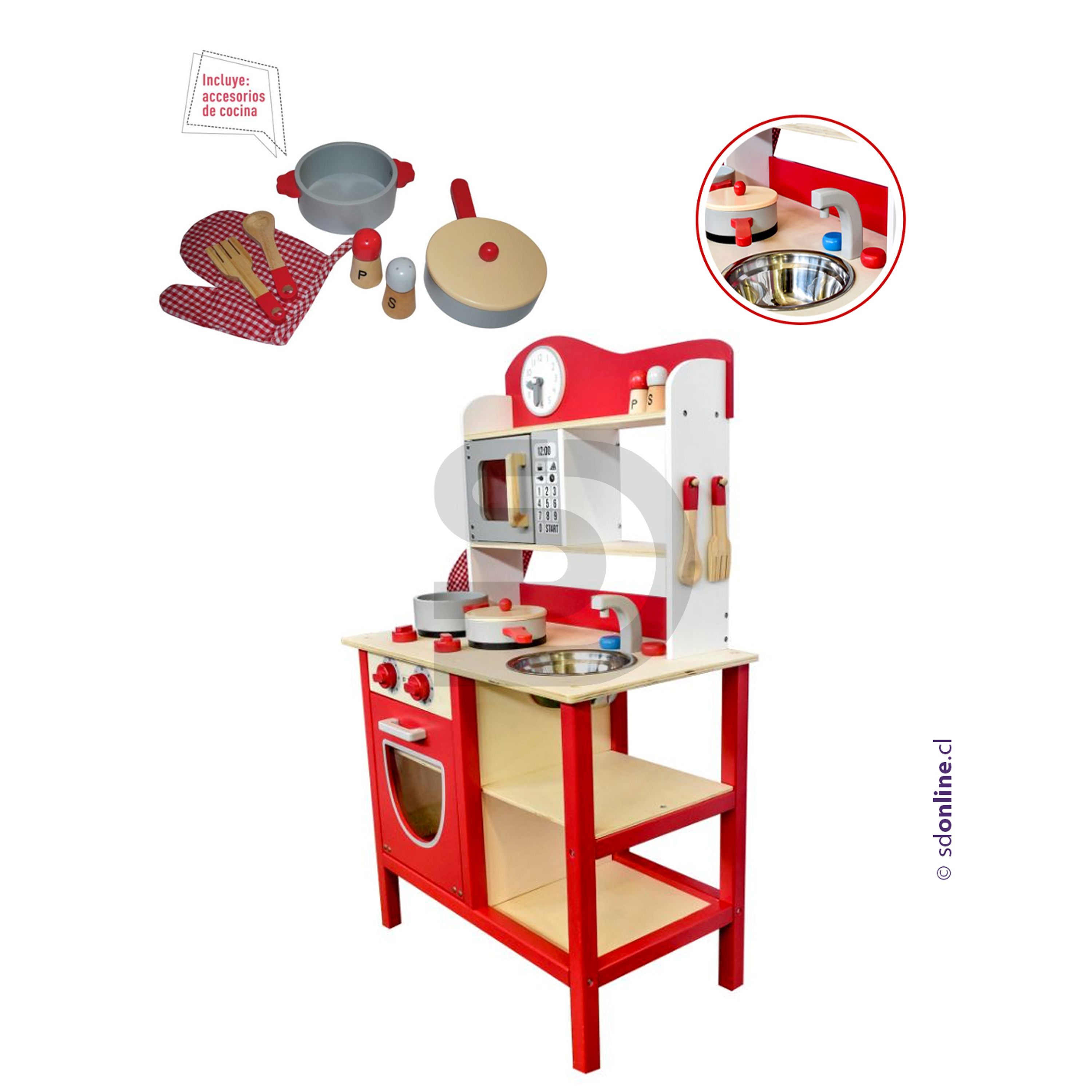 Kit cocina con reloj  2