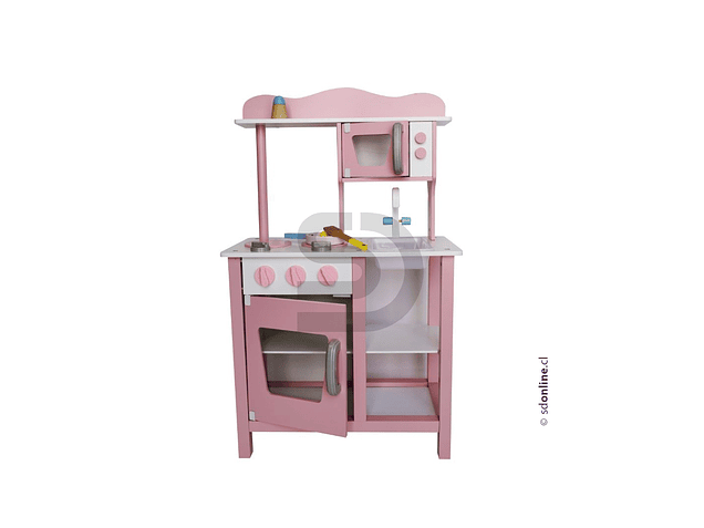 Kit cocina completa rosa 1