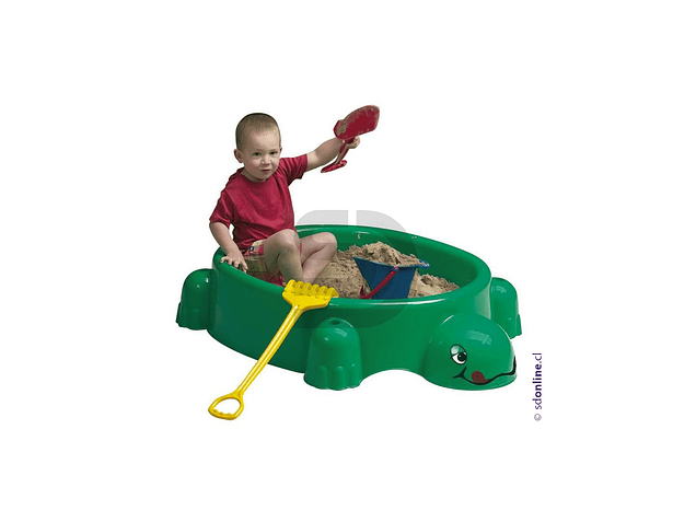 Caja de arena con tapa tortuga 1