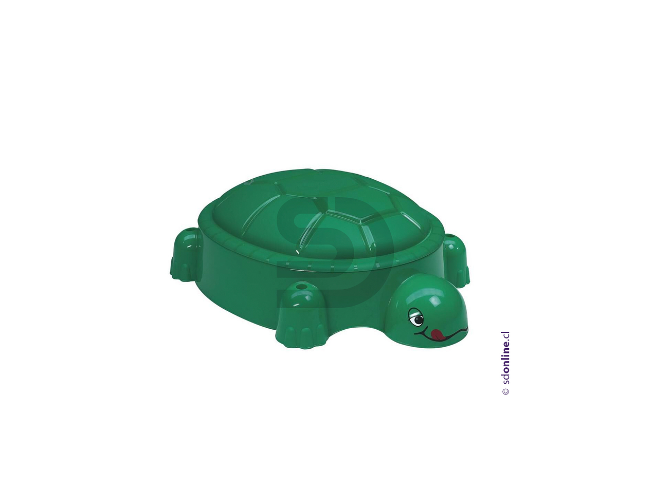 Caja de arena con tapa tortuga 2