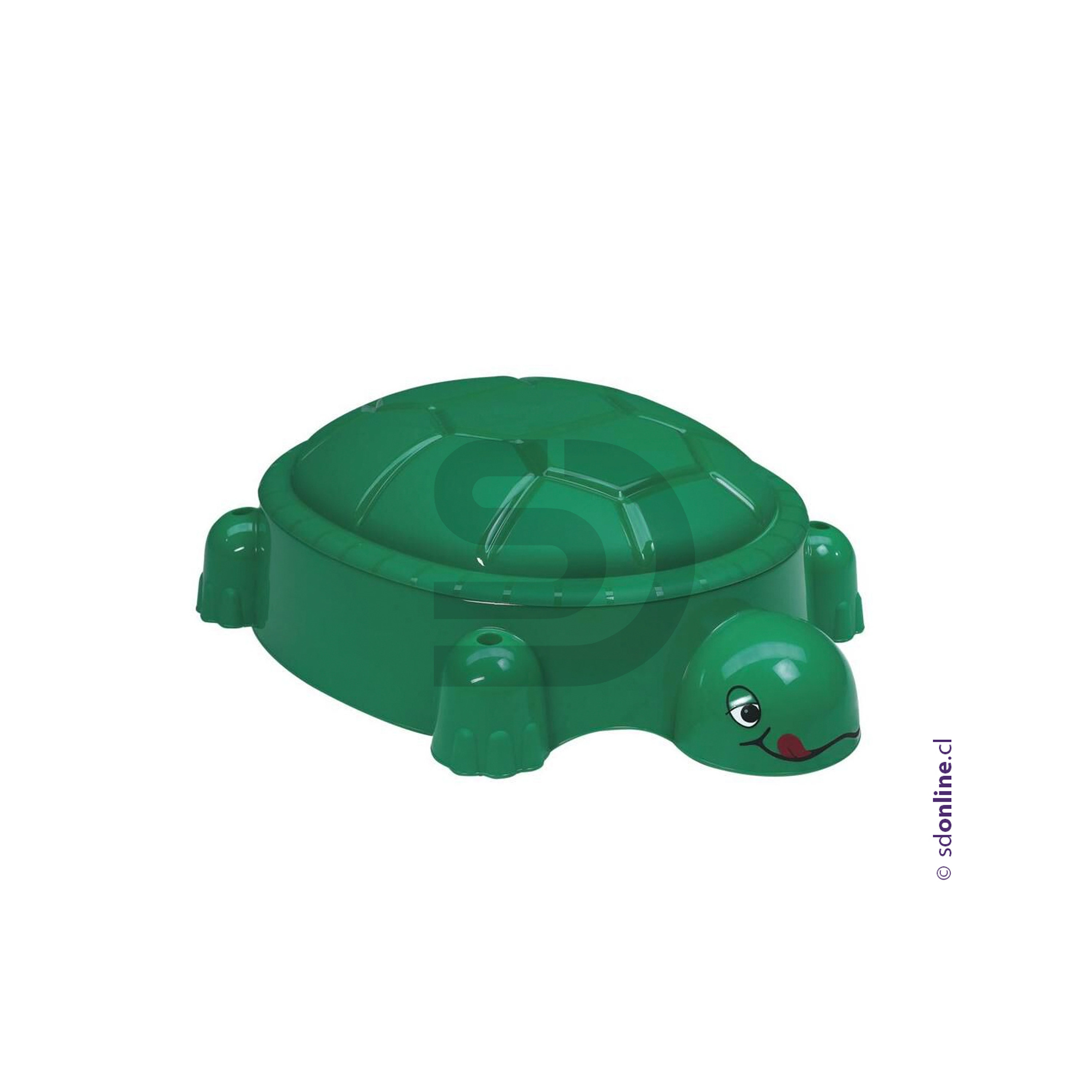 Caja de arena con tapa tortuga 2