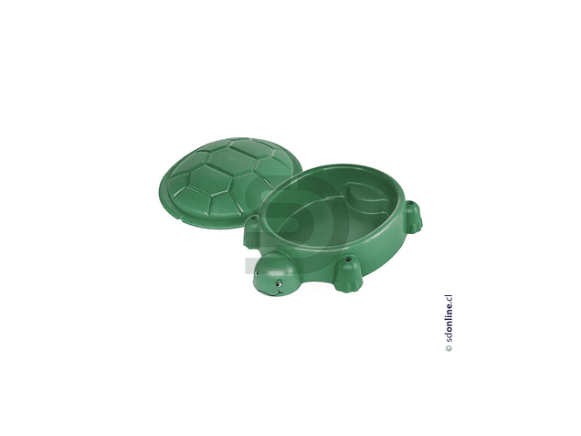 Caja de arena con tapa tortuga 3