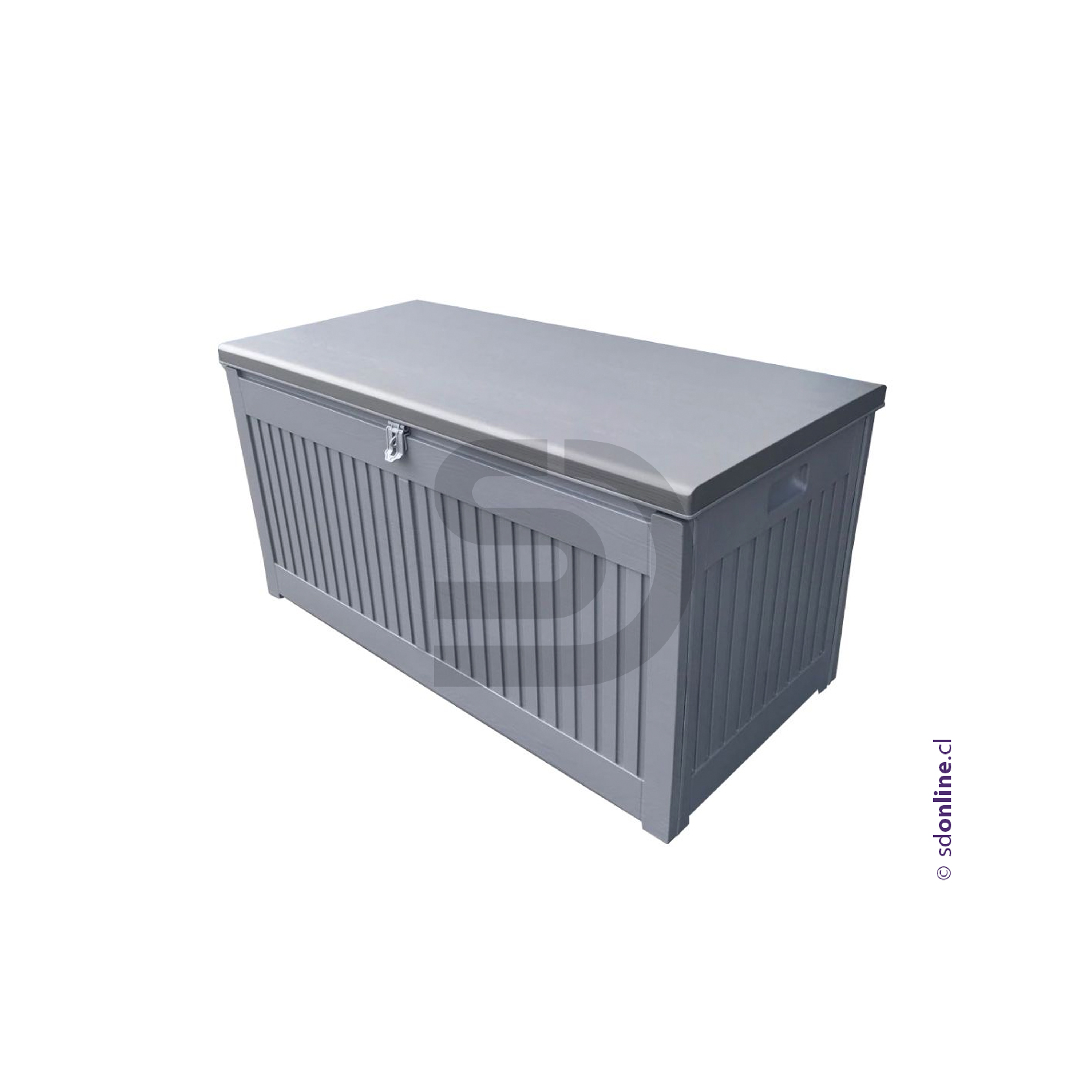 Caja organizadora 190 Lts. gris.  1