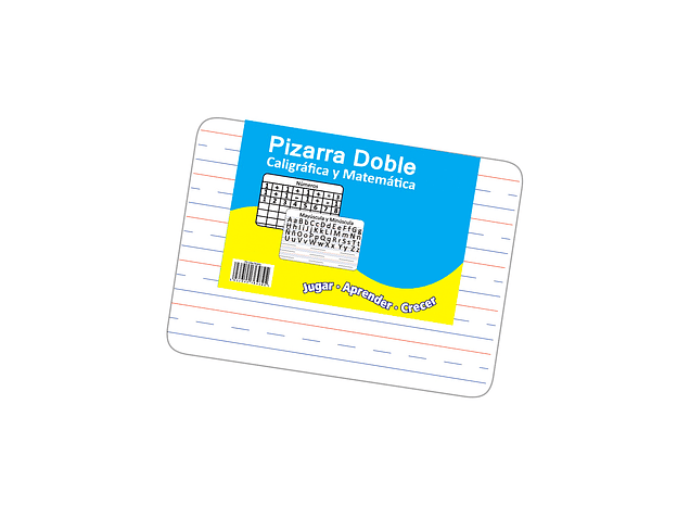 Set de 8 Pizarras matematica y caligrafica madera sin borde 30x25cm 2