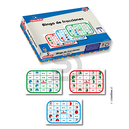 Bingo de fracciones - Vol 1