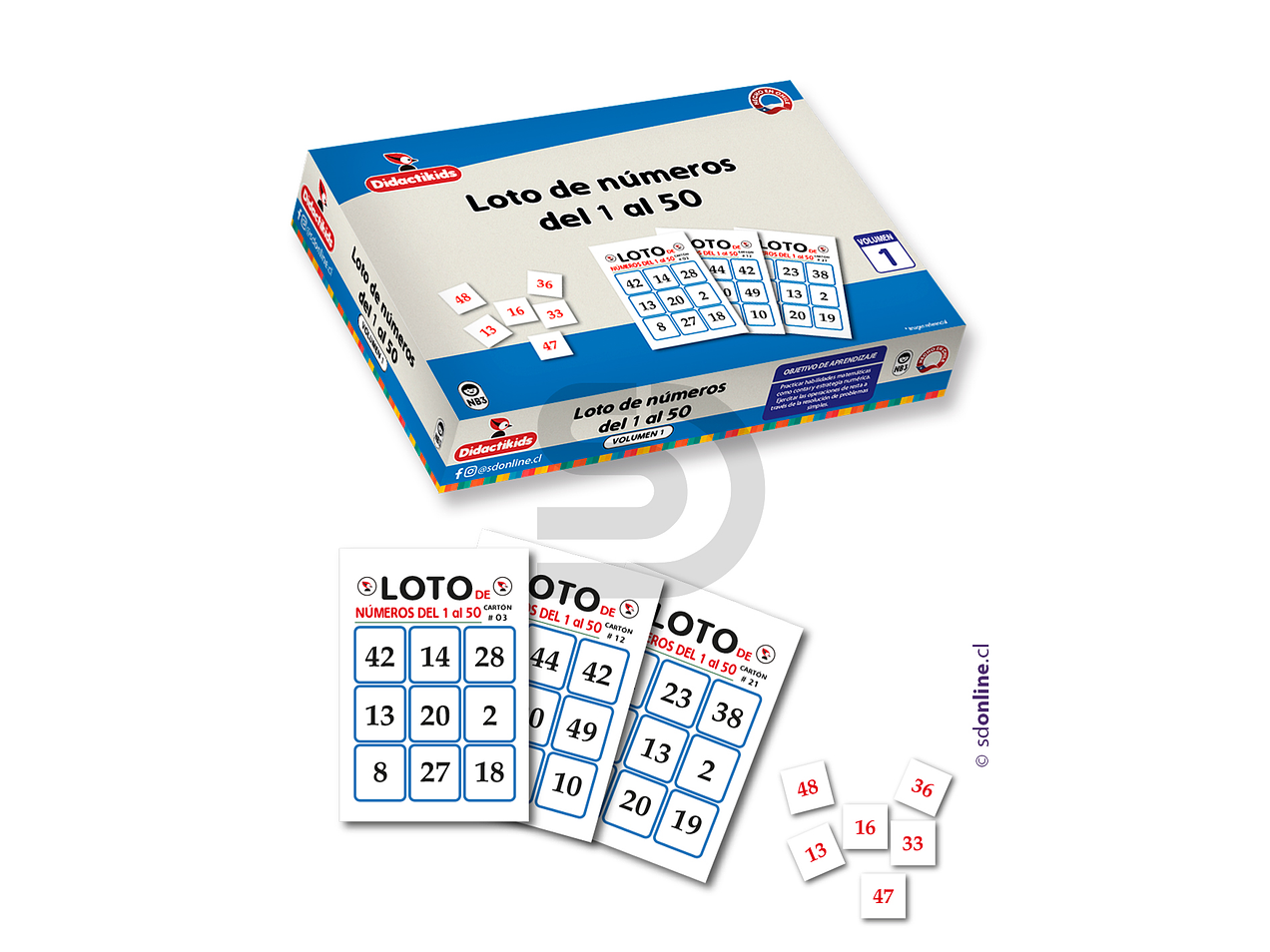 Loto de números del 1 al 50 1