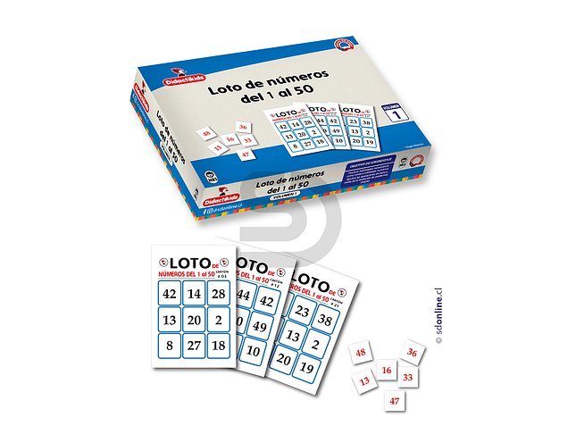 Loto de números del 1 al 50 1