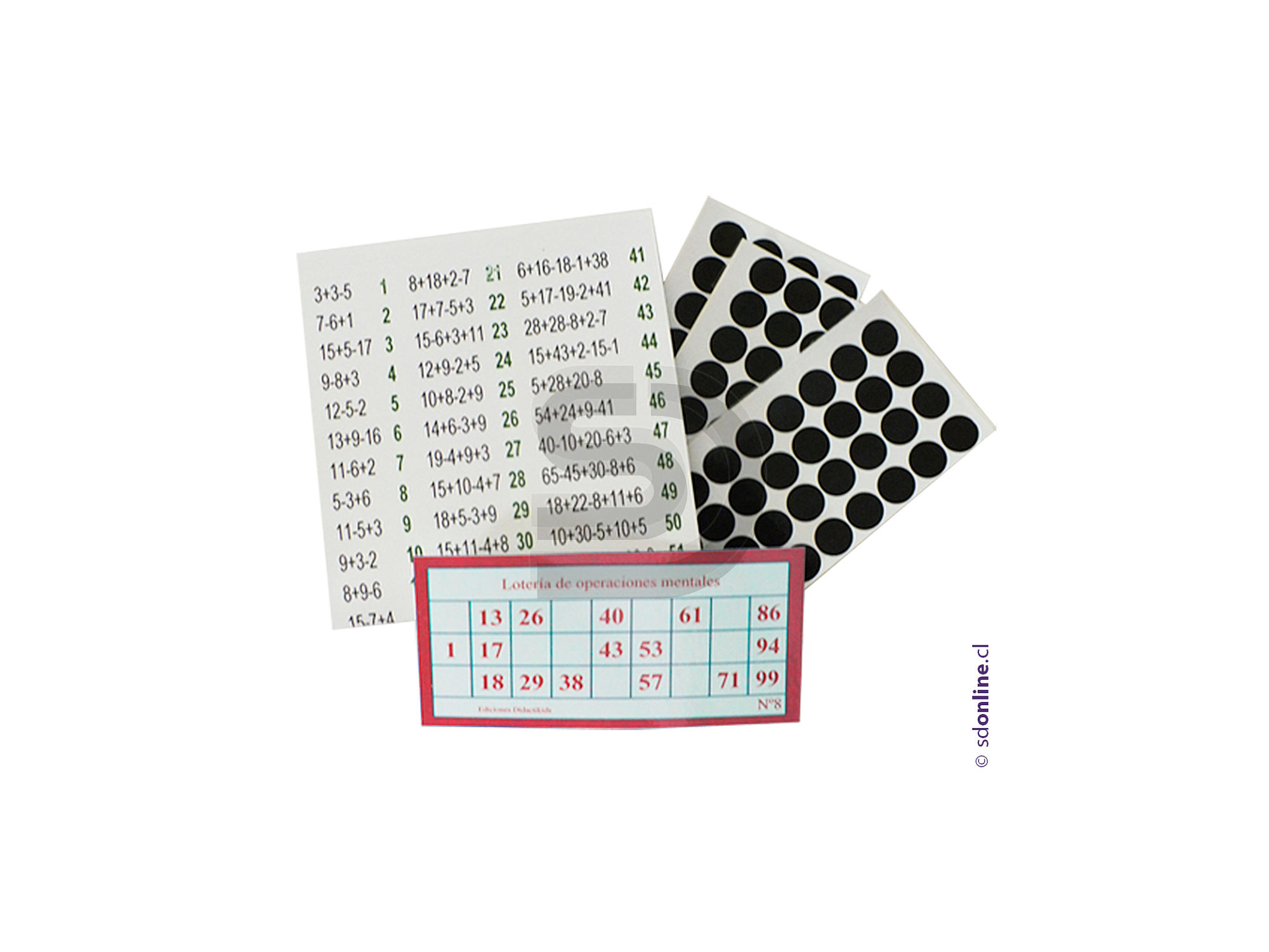 Lotería de operaciones mentales - Vol 1 2