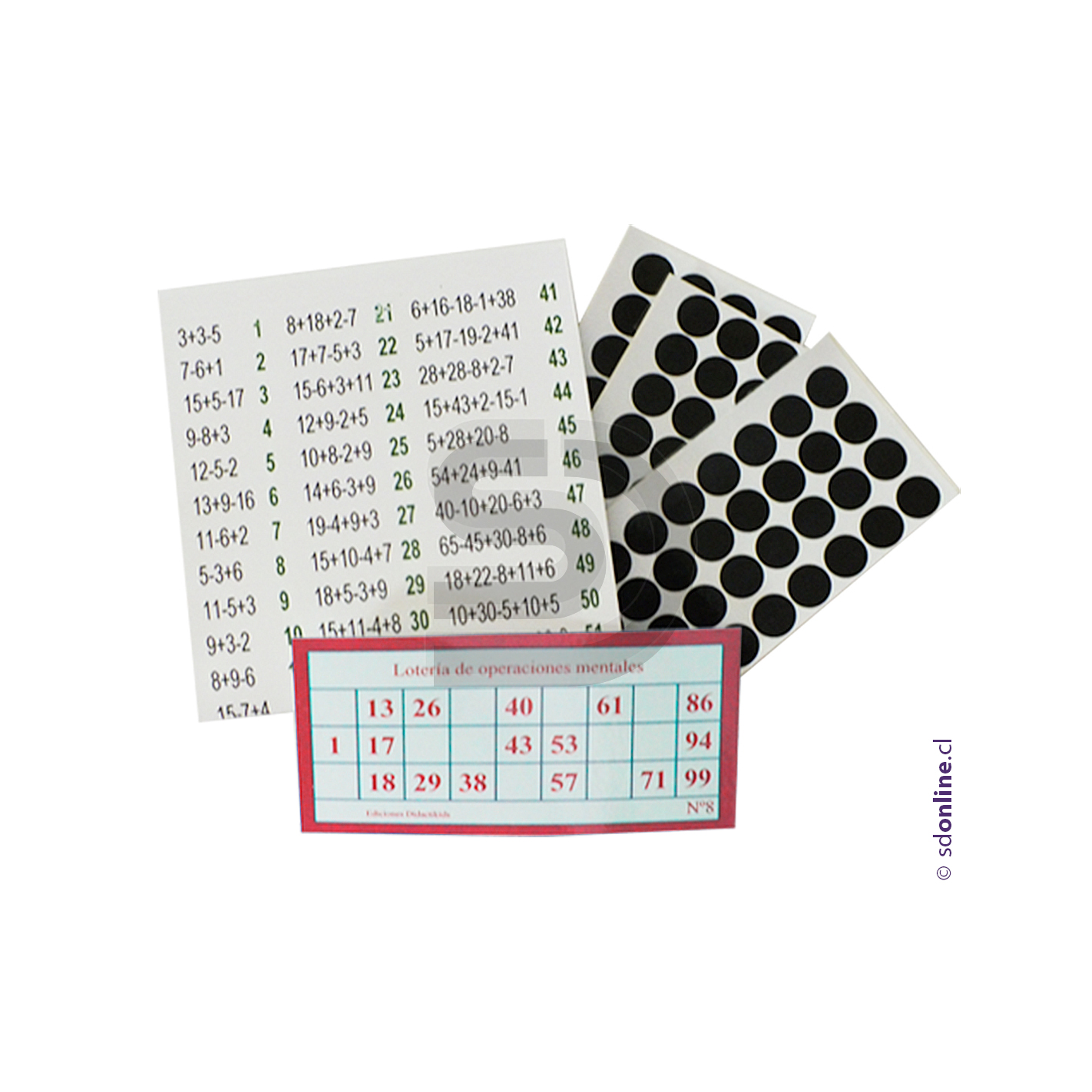Lotería de operaciones mentales - Vol 1 2