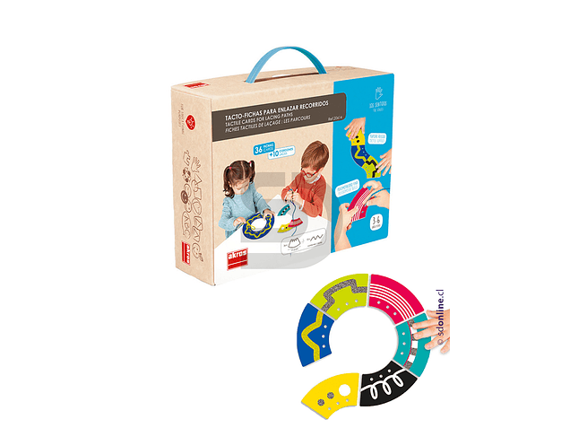 Fichas de recorrido enlazables - Tacto 1