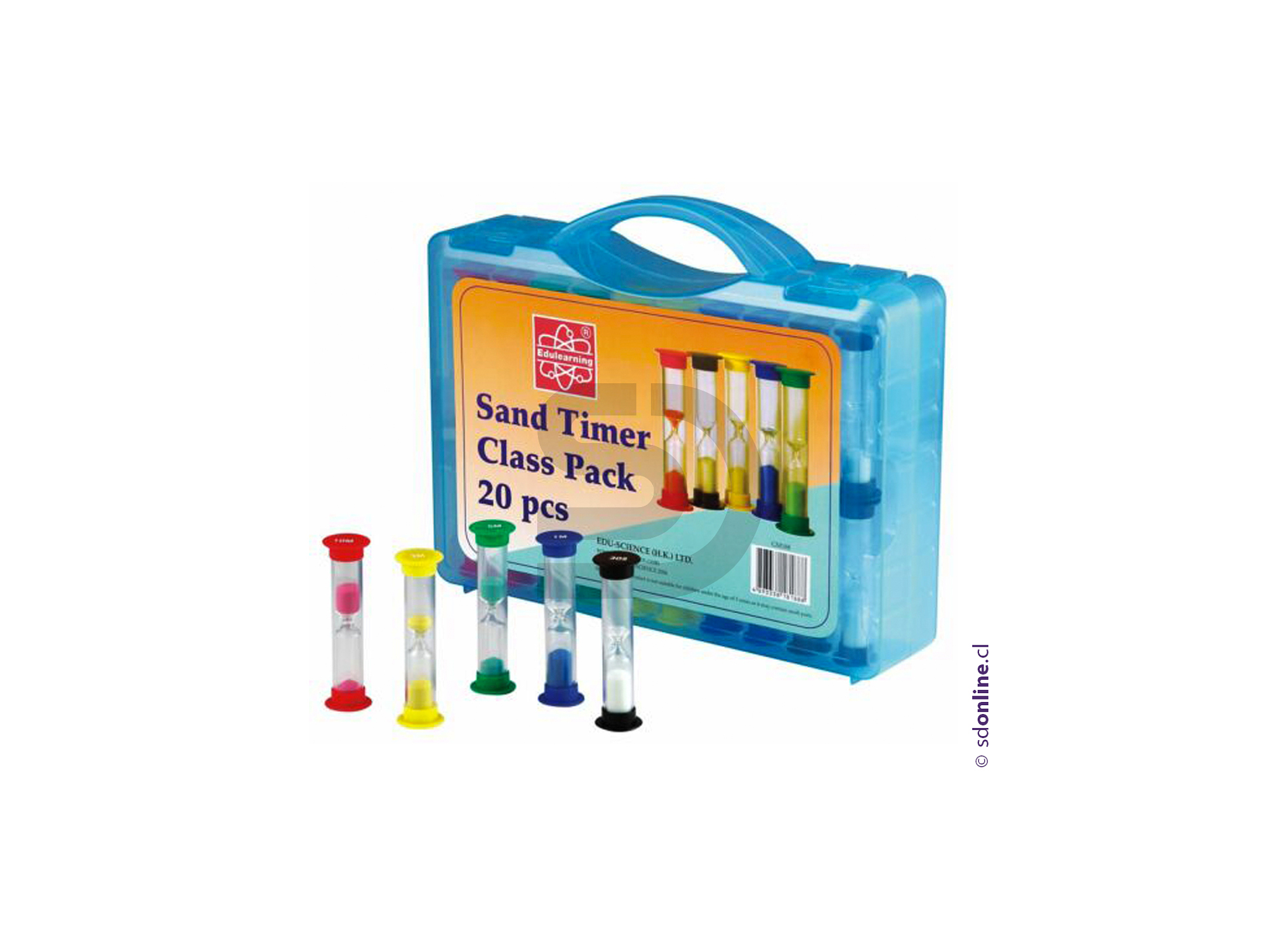 Reloj de arena maleta diferentes tiempo set de 20 Pzs. 1