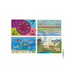 Set de 4 puzzles 