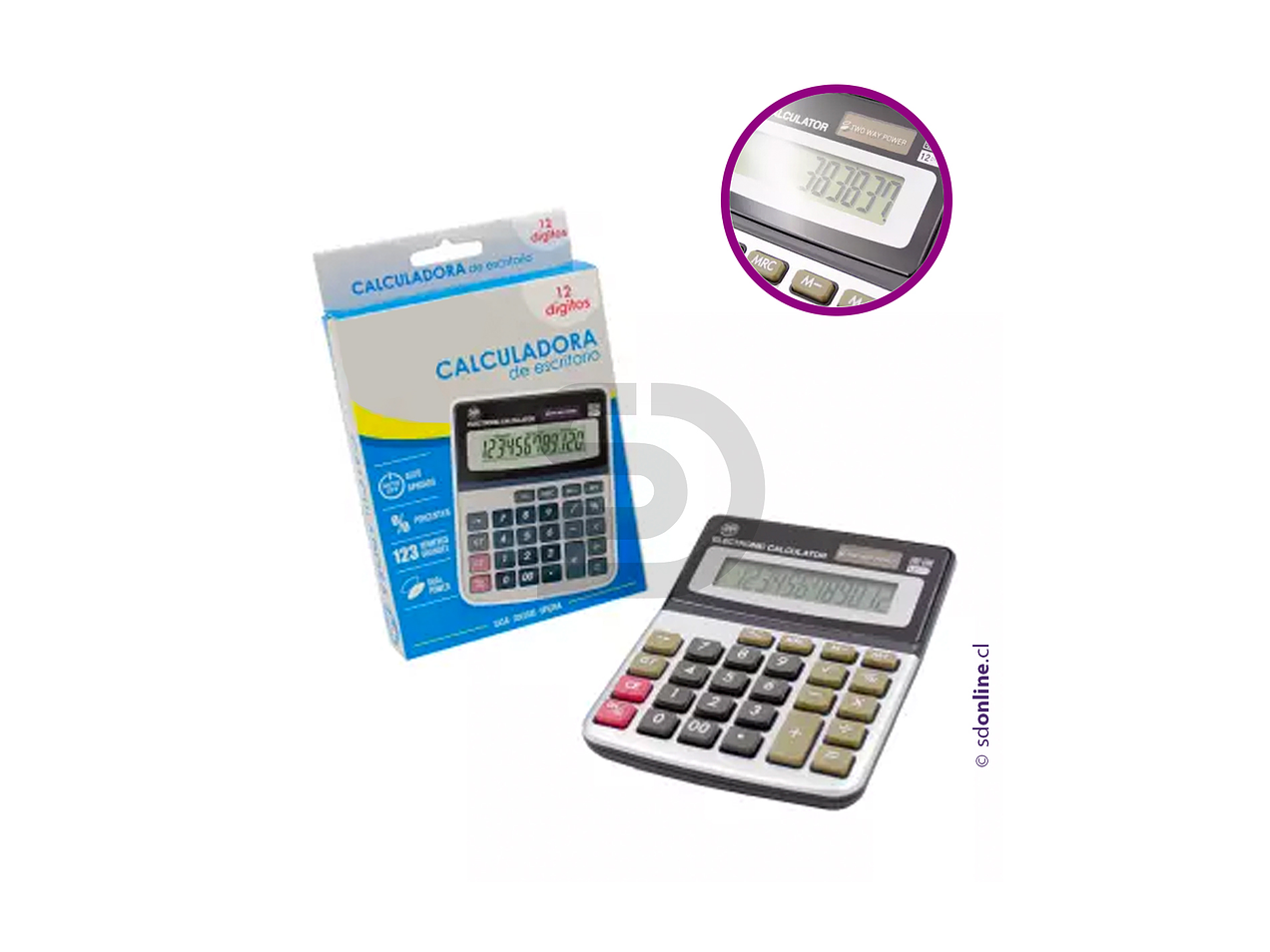 Calculadora básica 12 dígitos 1